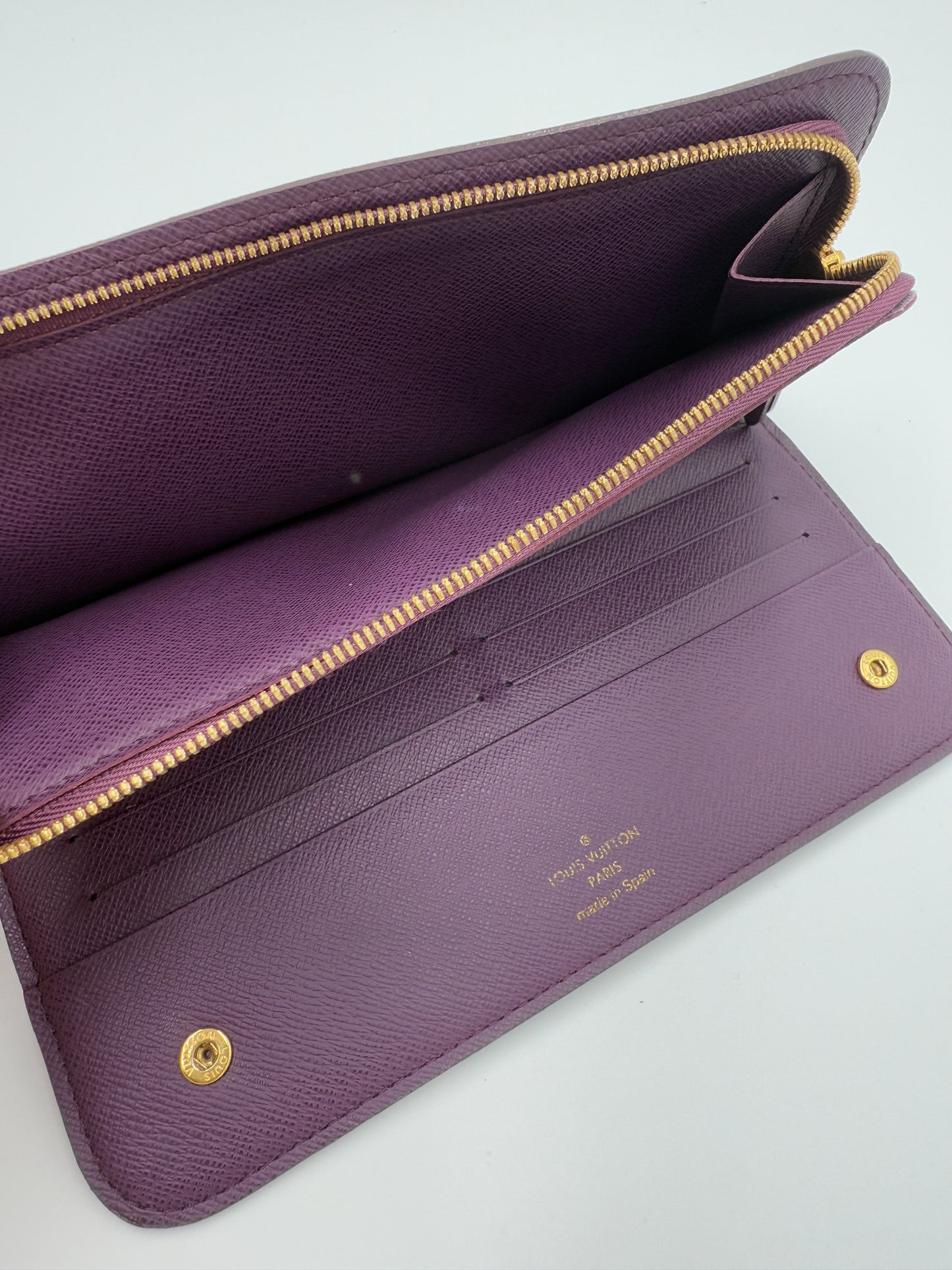 Louis Vuitton Monogram Coated Canvas Insolite Wallet Violet CA2088