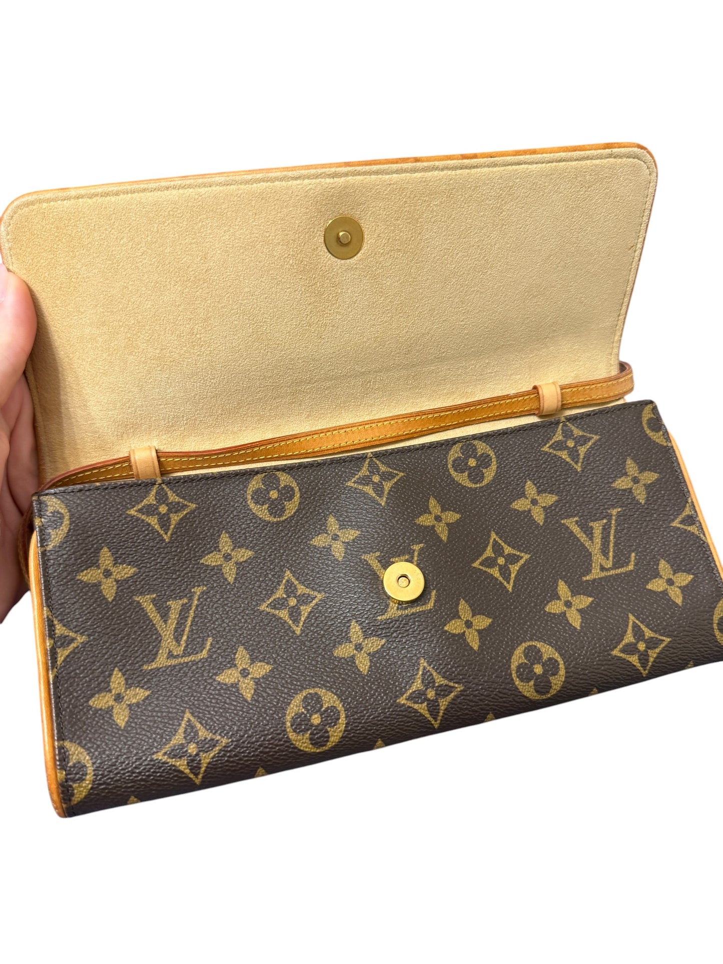 Louis Vuitton Monogram Twin GM Shoulder Bag Pochette FL0011