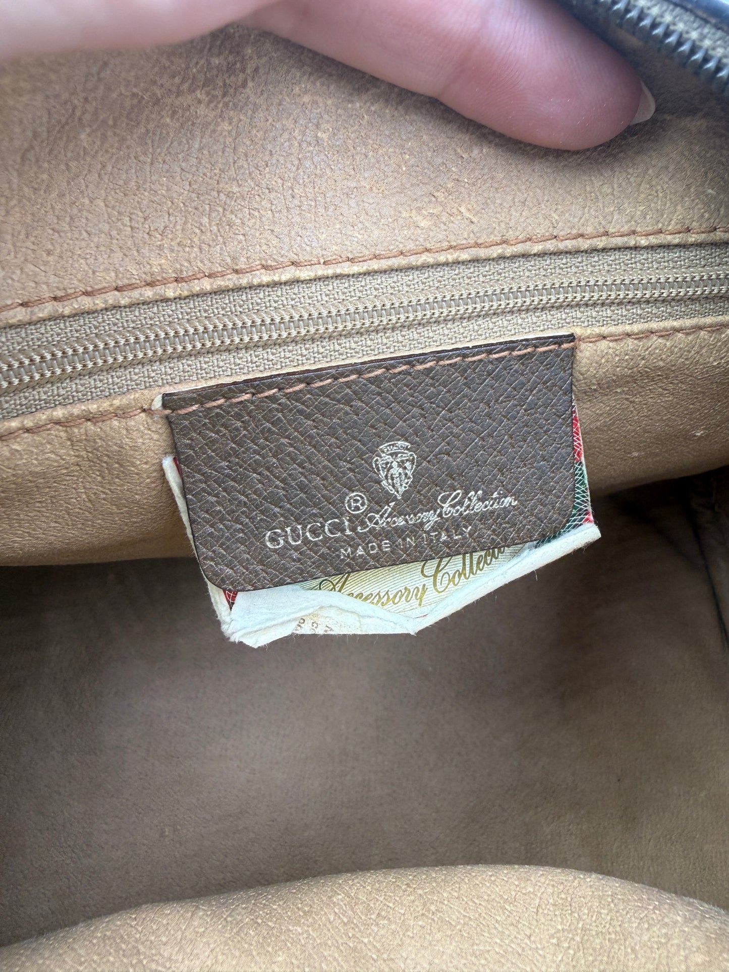 Gucci Supreme Coated Canvas Mini Boston Bag 28 cm