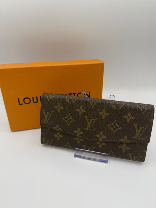 Louis Vuitton Vintage Monogram Coated Canvas Envelope Sarah Wallet