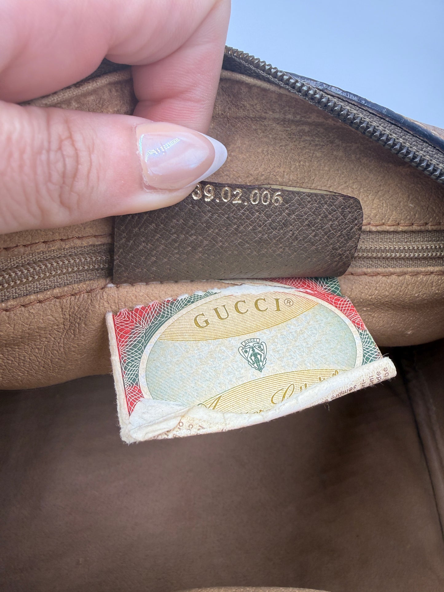 Gucci Supreme Coated Canvas Mini Boston Bag 28 cm