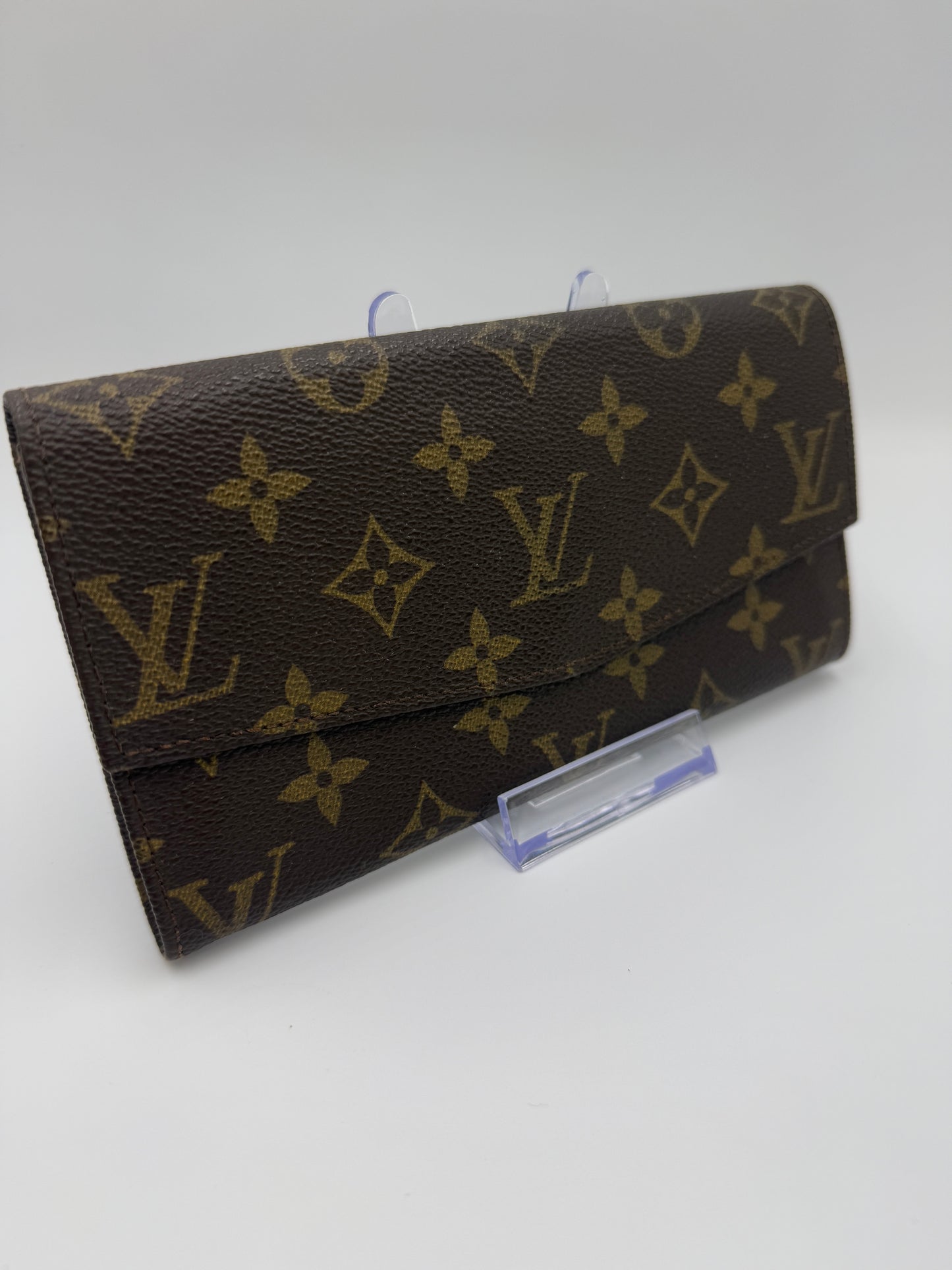 Louis Vuitton Vintage Monogram Coated Canvas Envelope Sarah Wallet