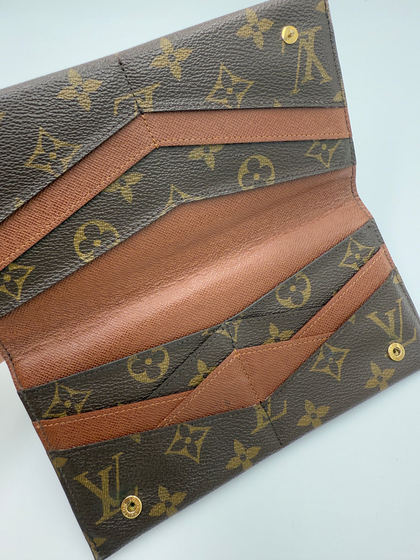 Louis Vuitton Monogram Coated Canvas Envelope Origami Wallet TR4111