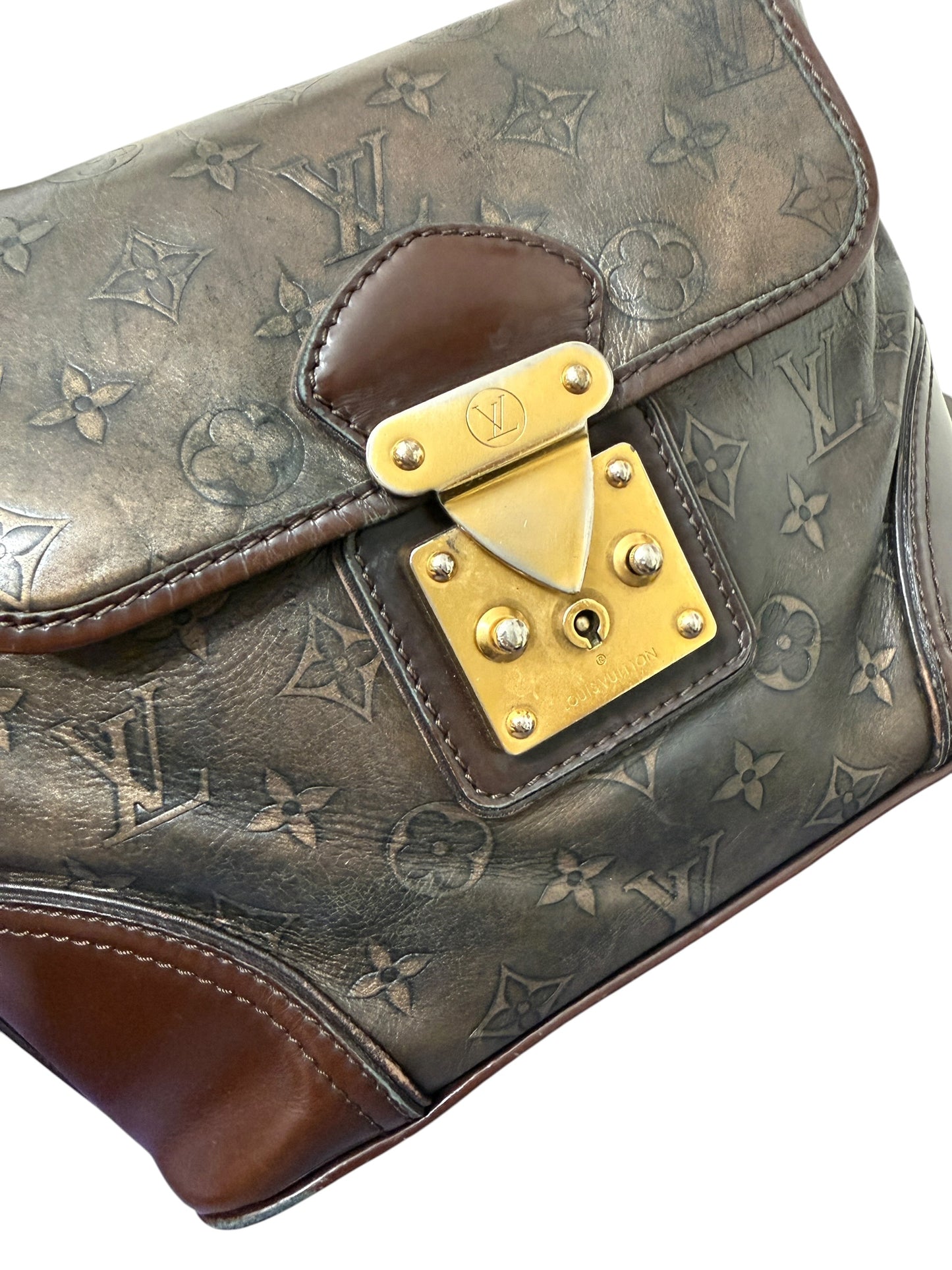 Louis Vuitton Rare Limited Edition Sergent PM Shoulder Bag FL1047
