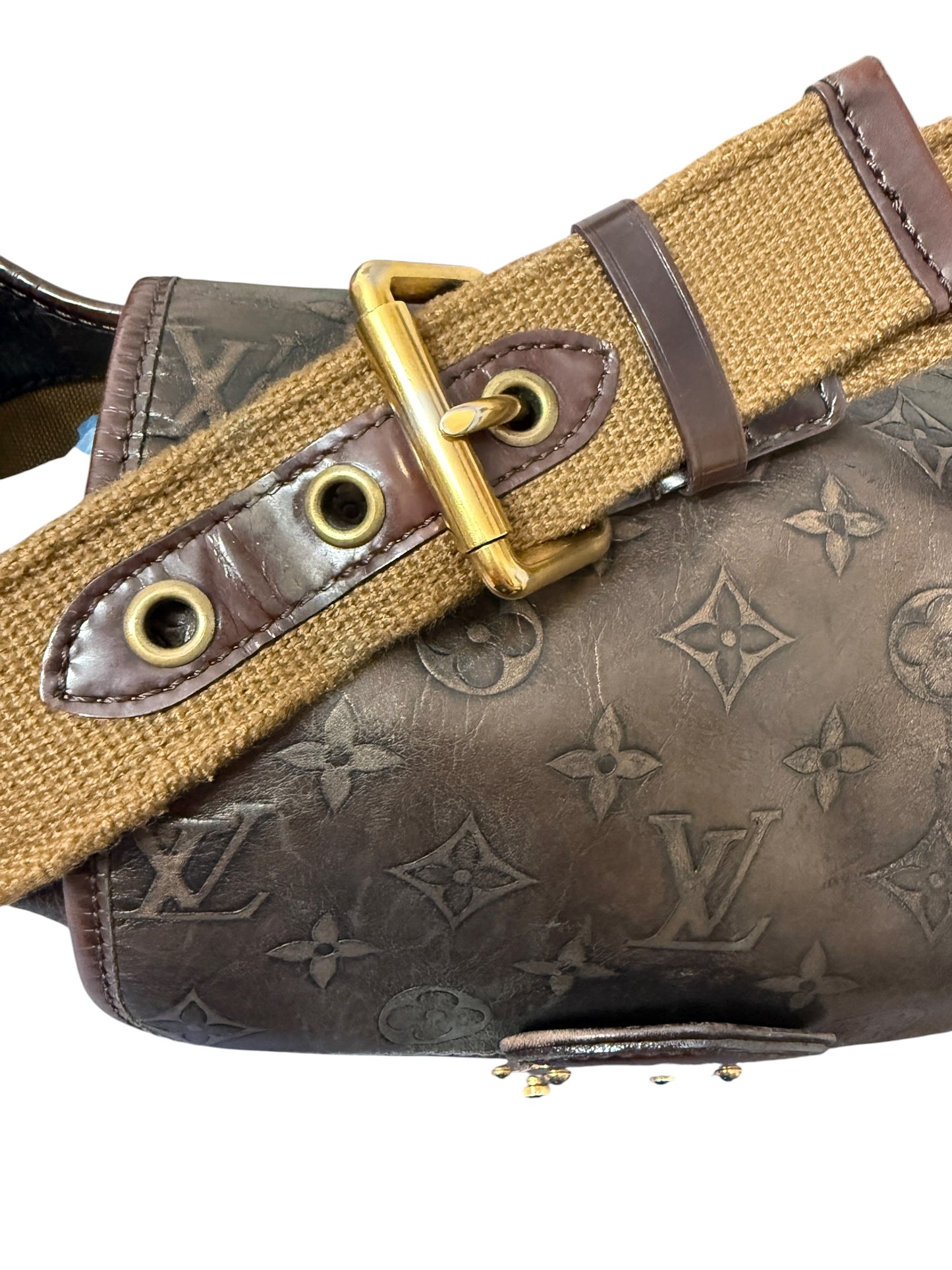 Louis Vuitton Rare Limited Edition Sergent PM Shoulder Bag FL1047