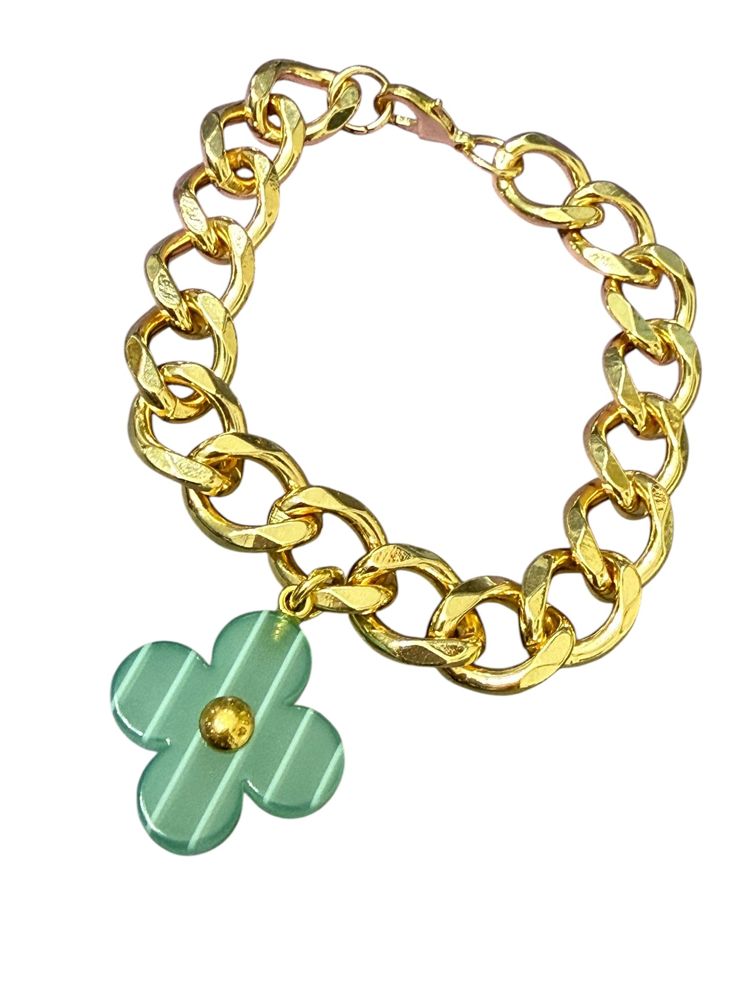 Louis Vuitton Repurposed Mint Blossom Bracelet