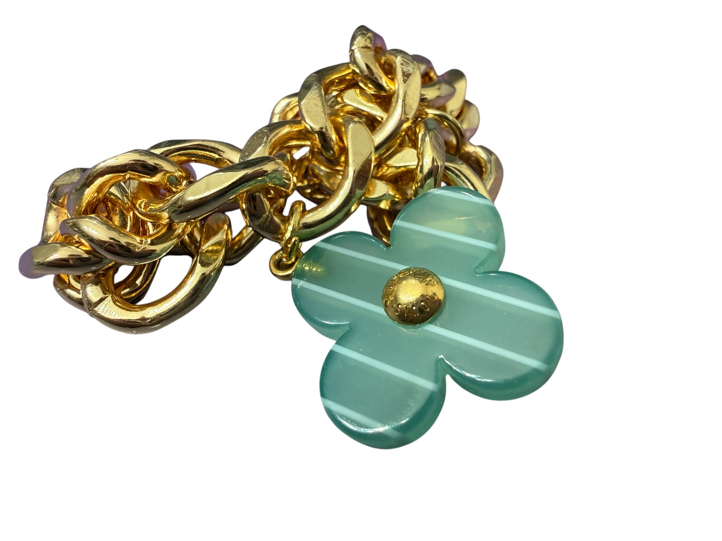 Louis Vuitton Repurposed Mint Blossom Bracelet