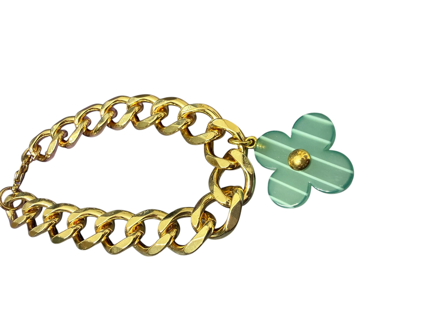Louis Vuitton Repurposed Mint Blossom Bracelet