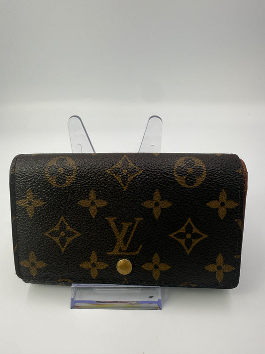 Louis Vuitton Monogram Porte Monnaie Tresor Wallet MI1916