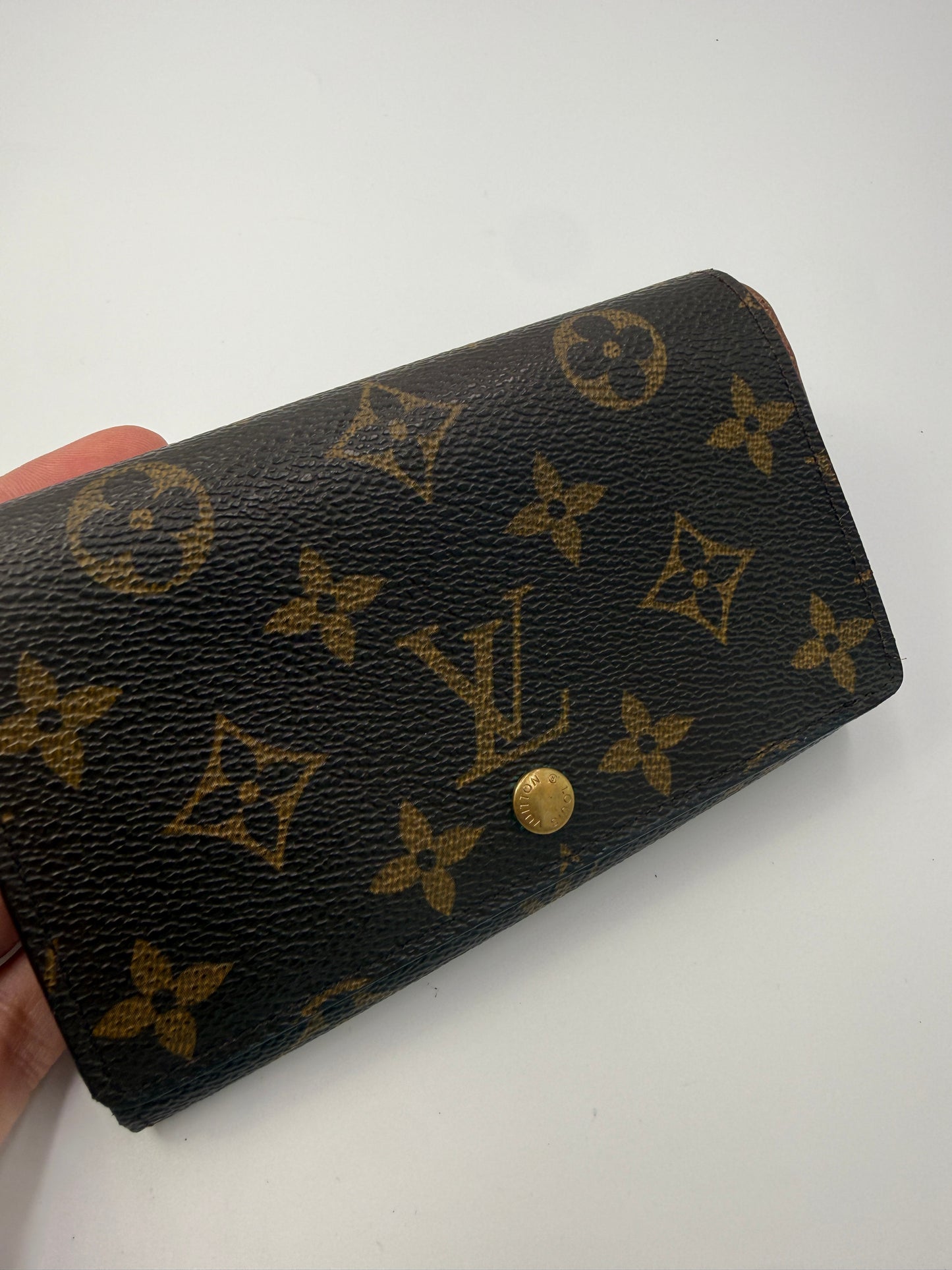 Louis Vuitton Monogram Porte Monnaie Tresor Wallet MI1916
