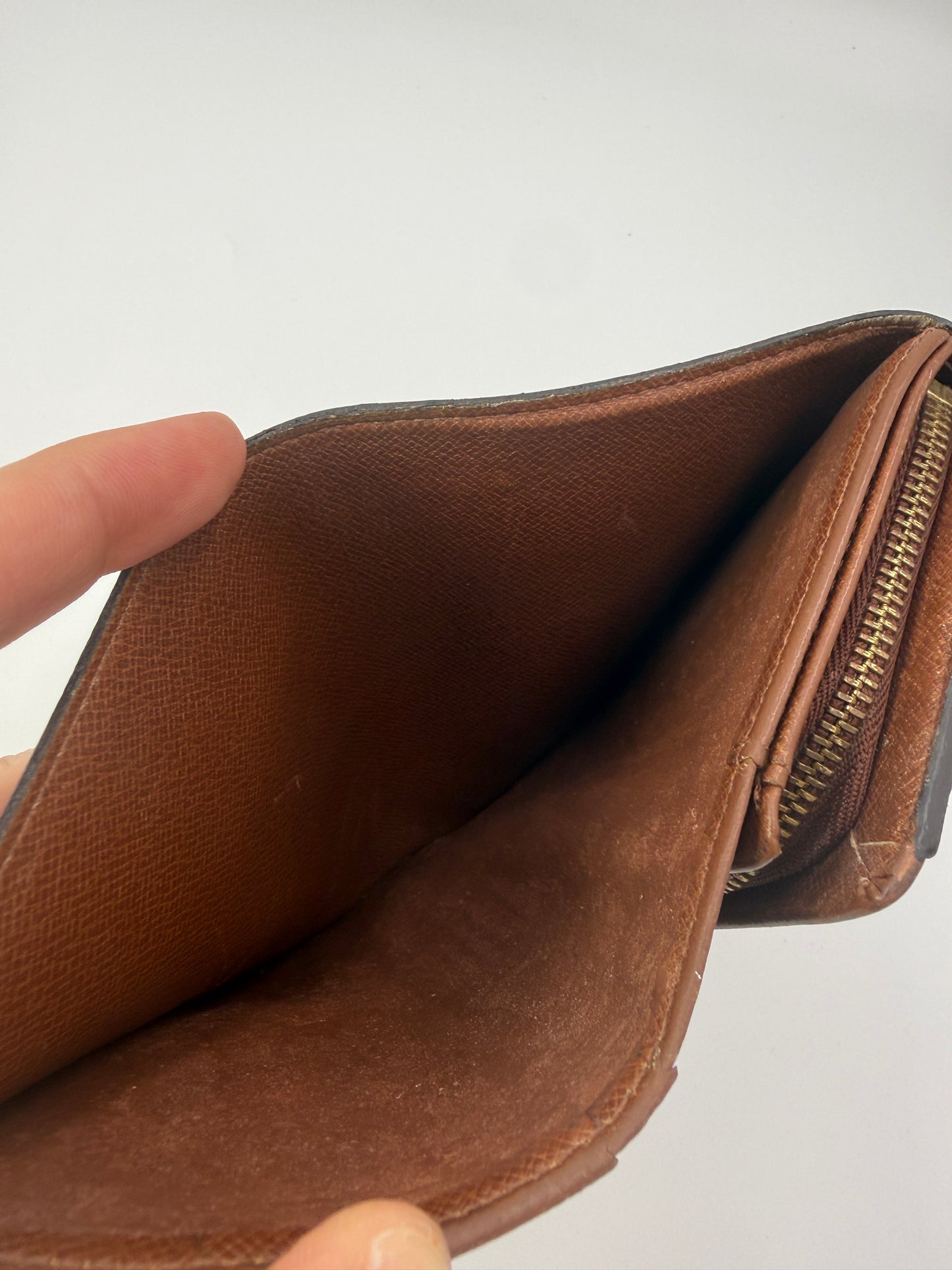 Louis Vuitton Monogram Porte Monnaie Tresor Wallet MI1916