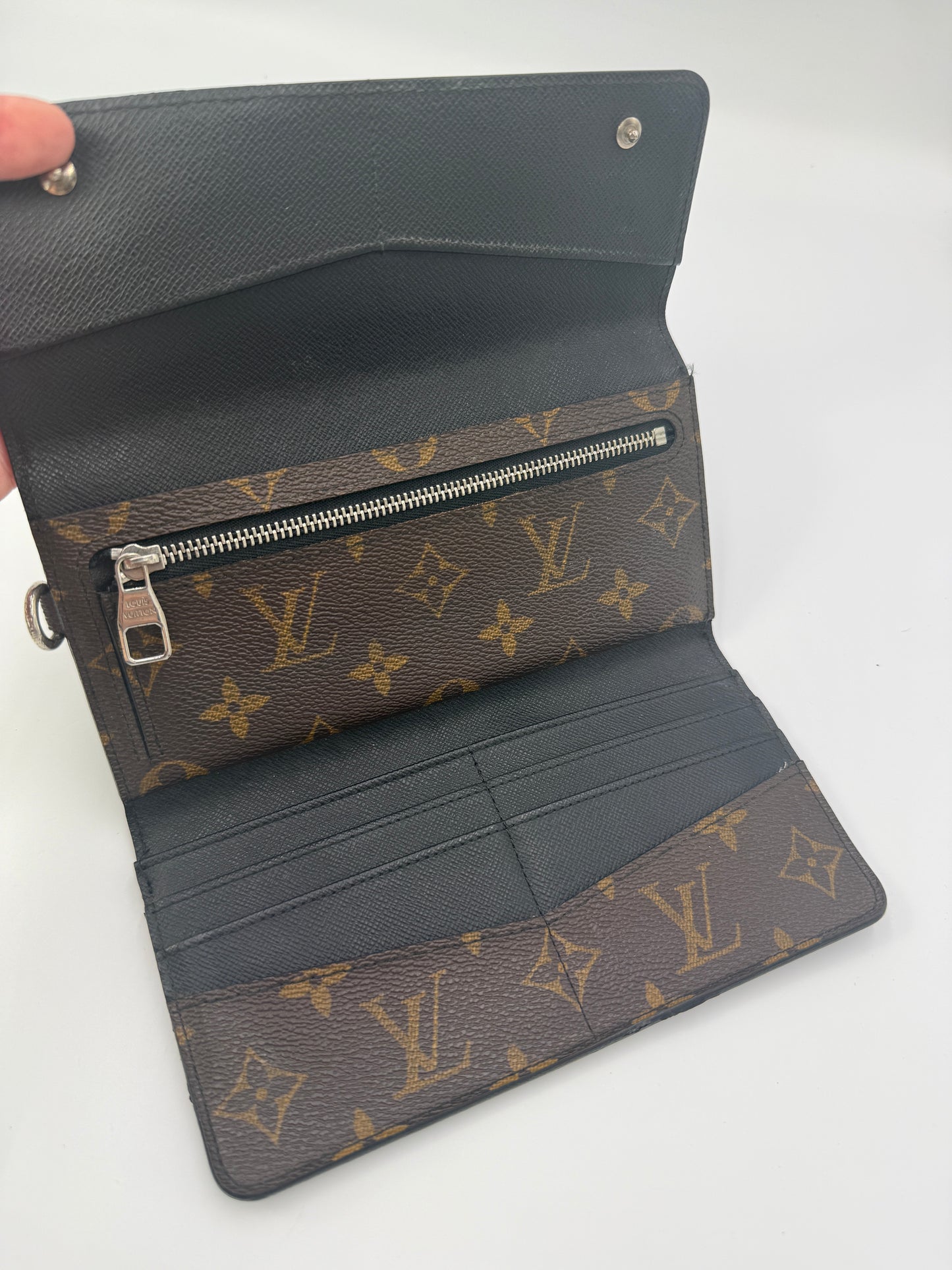 Louis Vuitton Monogram Macassar Porte-Trésor International Wallet MI1151