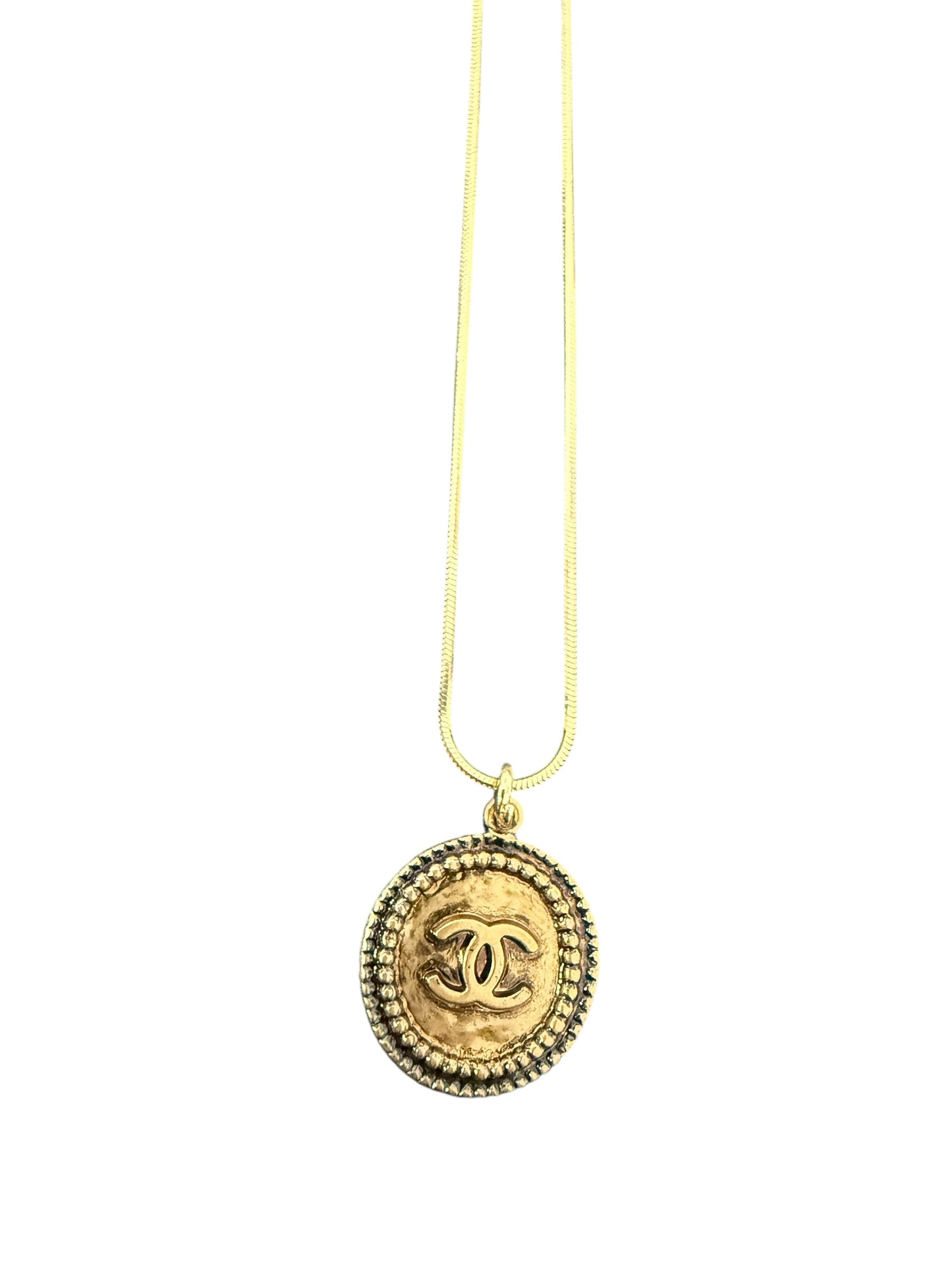 Chanel Repurposed Medallion Necklace