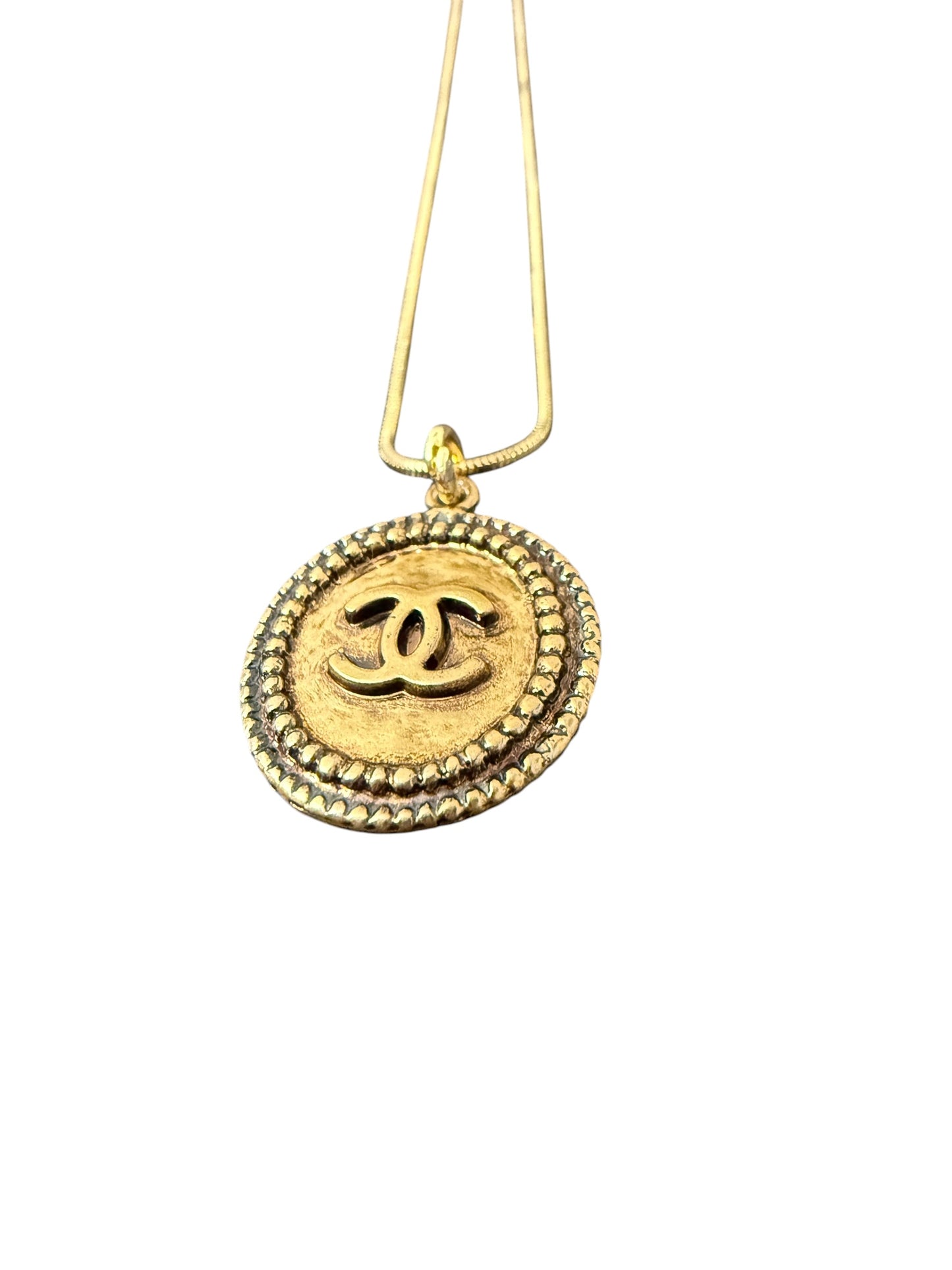 Chanel Repurposed Medallion Necklace