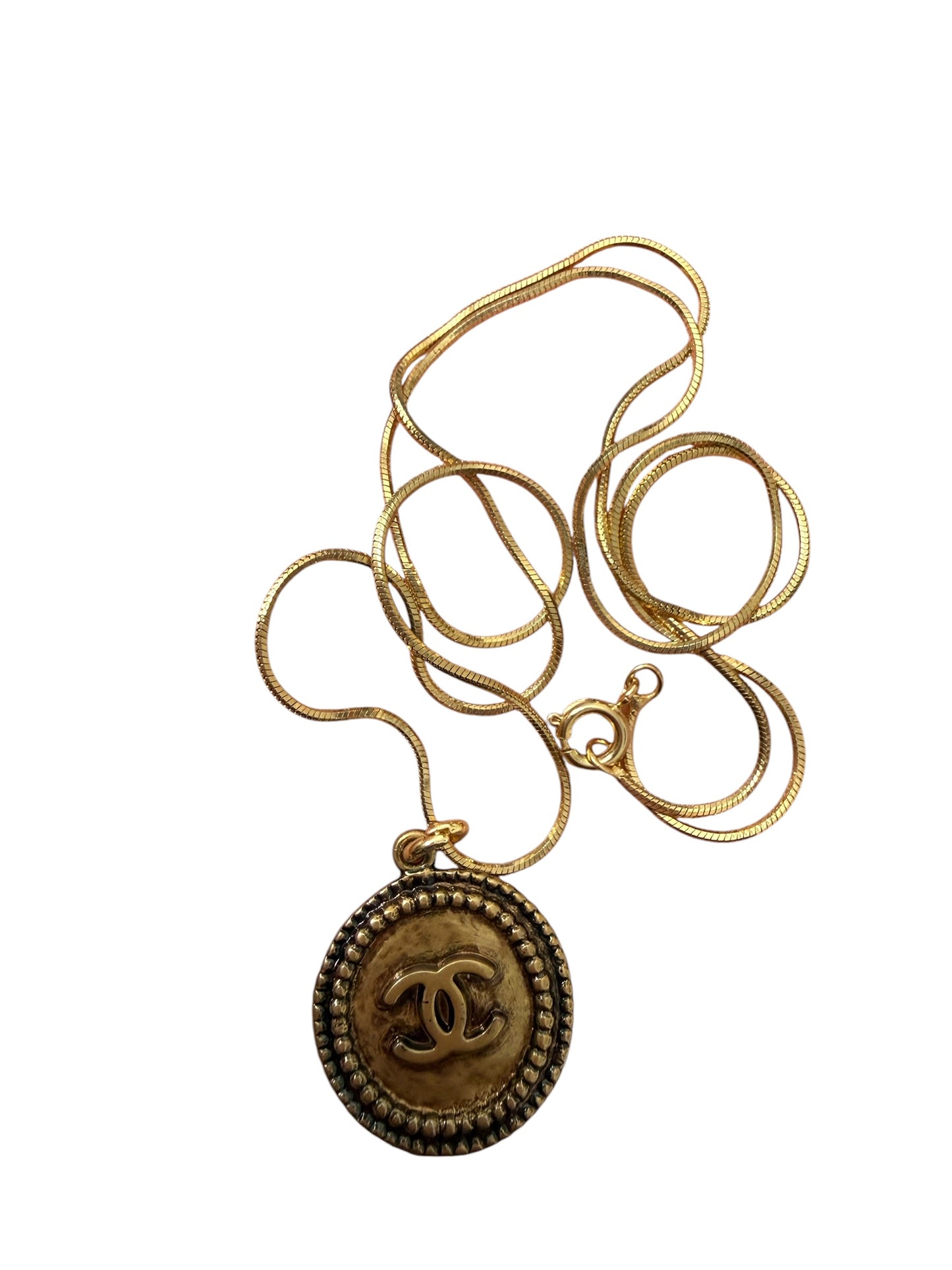 Chanel Repurposed Medallion Necklace