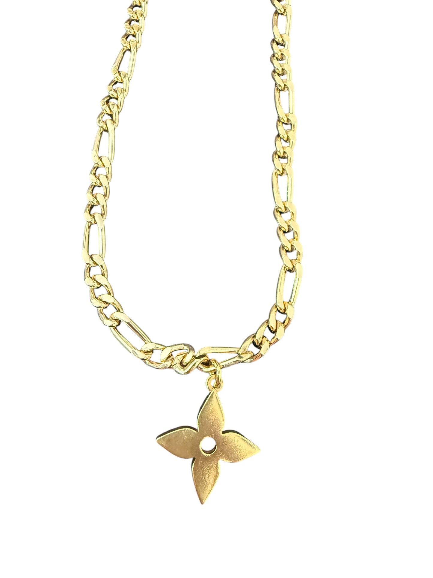 Louis Vuitton Repurposed Monogram Flower Necklace