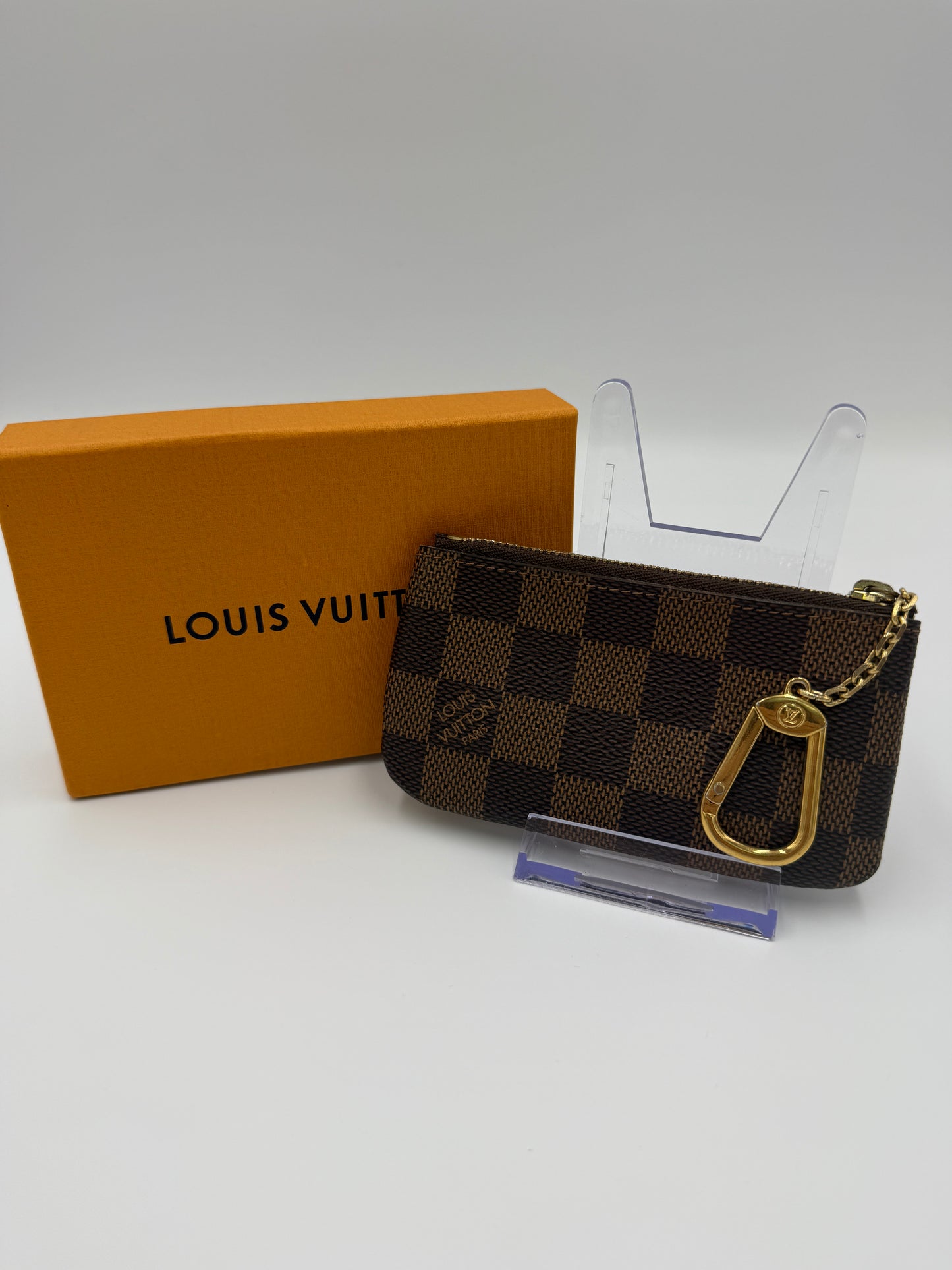 Louis Vuitton Damier Ebene Coated Canvas Key Cles CT5220