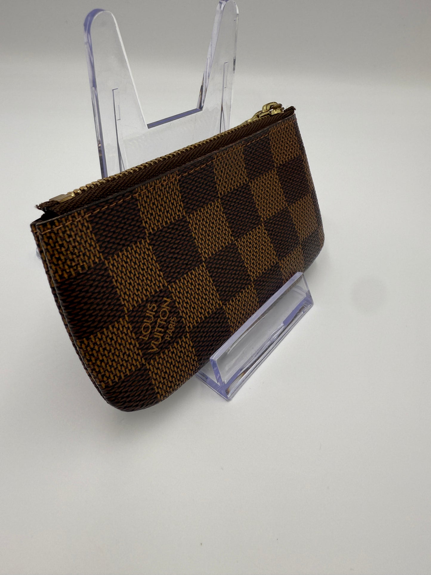 Louis Vuitton Damier Ebene Coated Canvas Key Cles CT5220