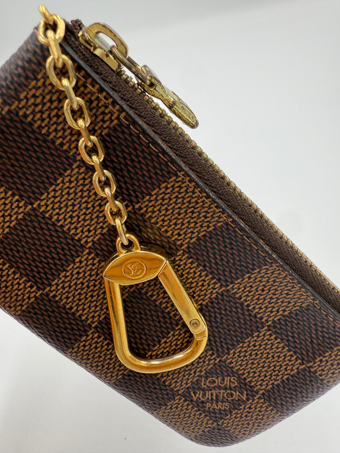 Louis Vuitton Damier Ebene Coated Canvas Key Cles CT5220