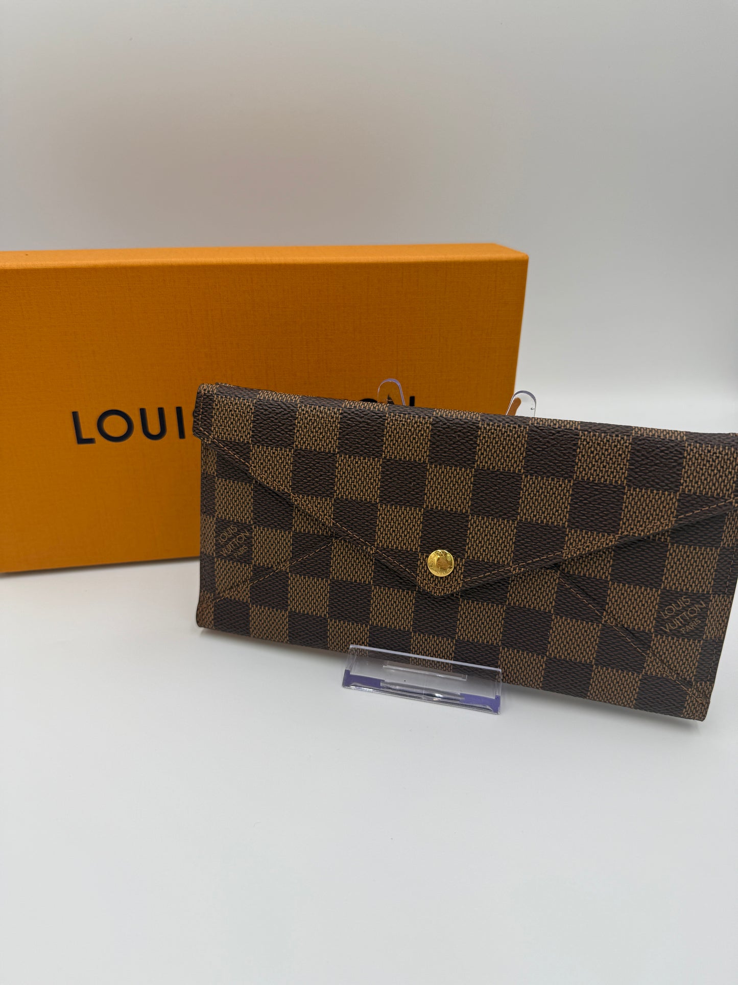 Louis Vuitton Damier Ebene Coated Canvas Origami Wallet TR4101