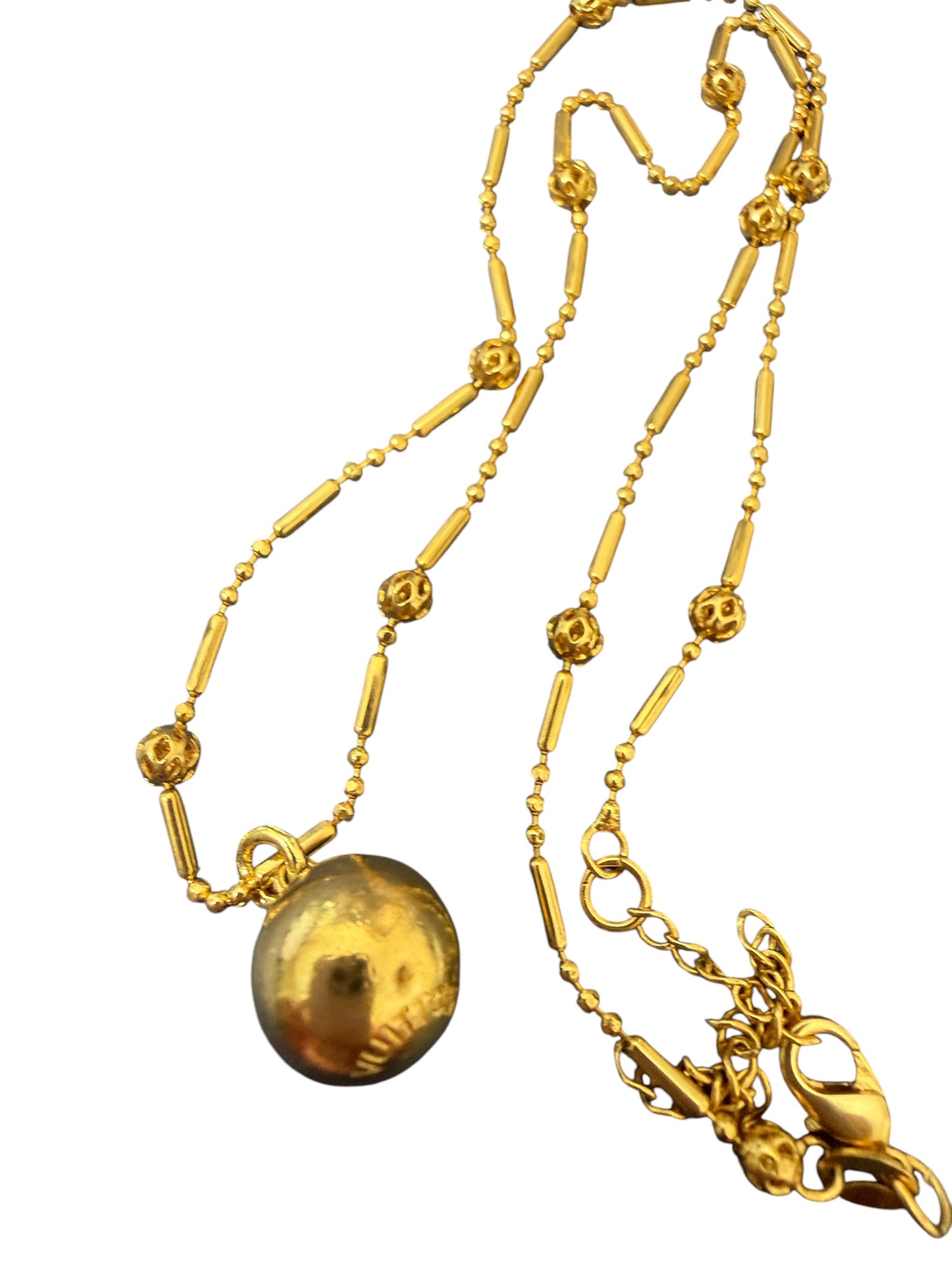 Louis Vuitton Repurposed Orb Pendant Necklace