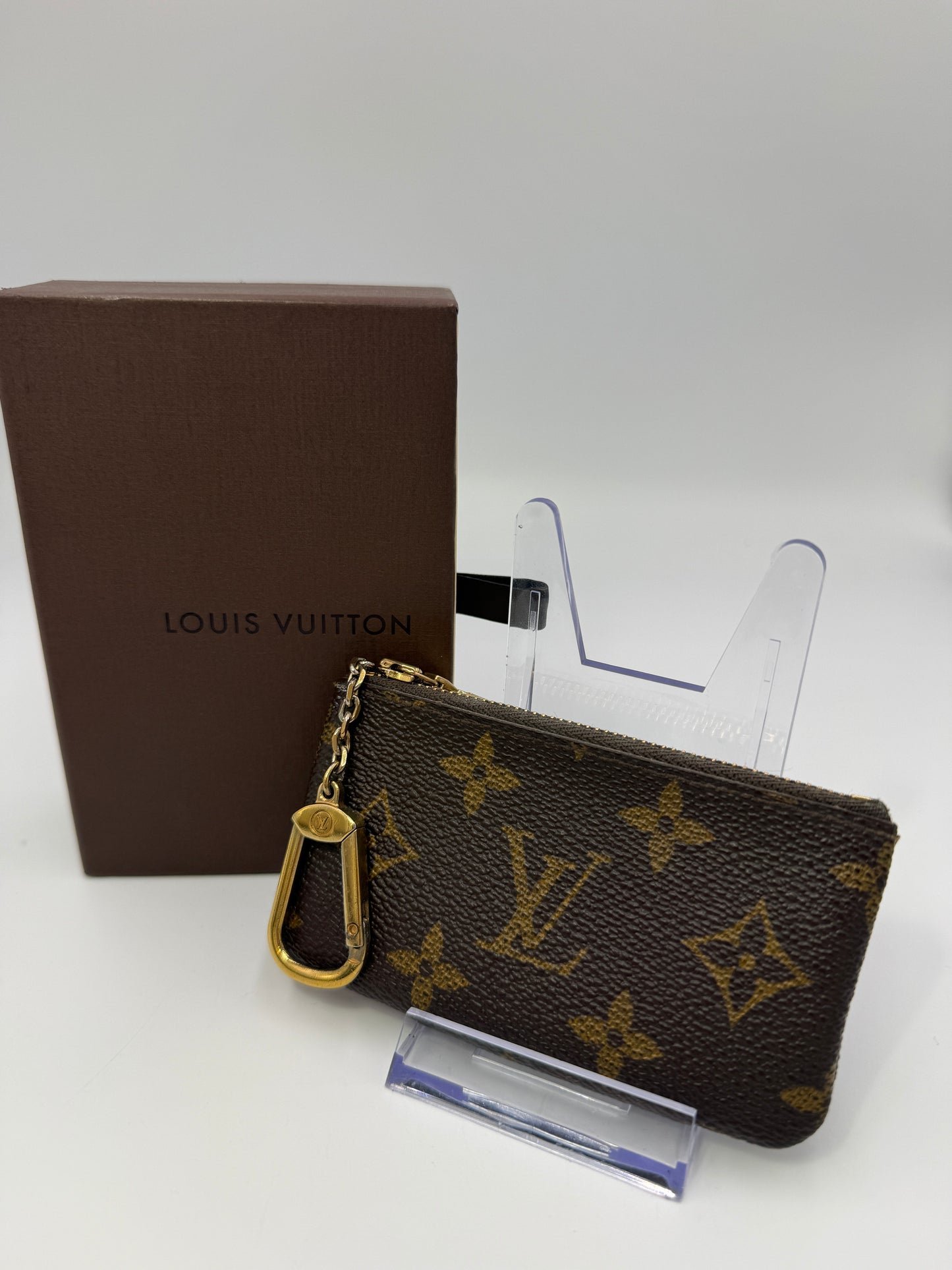 Louis Vuitton Monogram Coated Canvas Key Cles 874