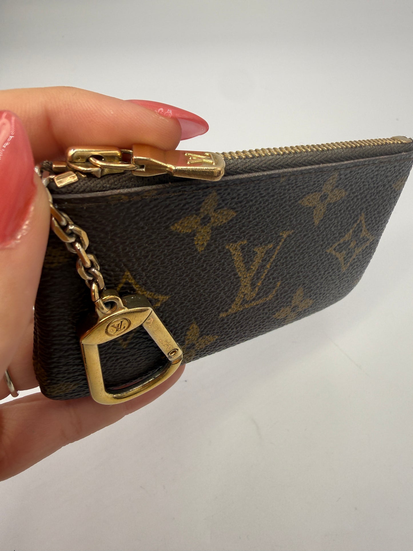 Louis Vuitton Monogram Coated Canvas Key Cles 874