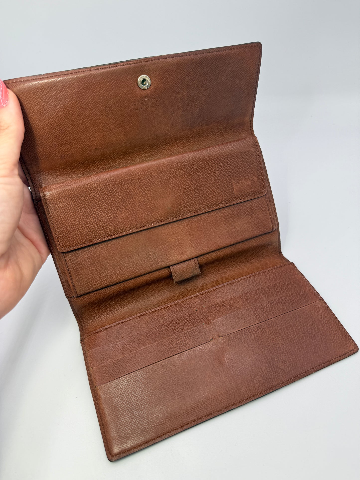 Louis Vuitton Monogram Canvas Porte Trésor International Wallet MI883