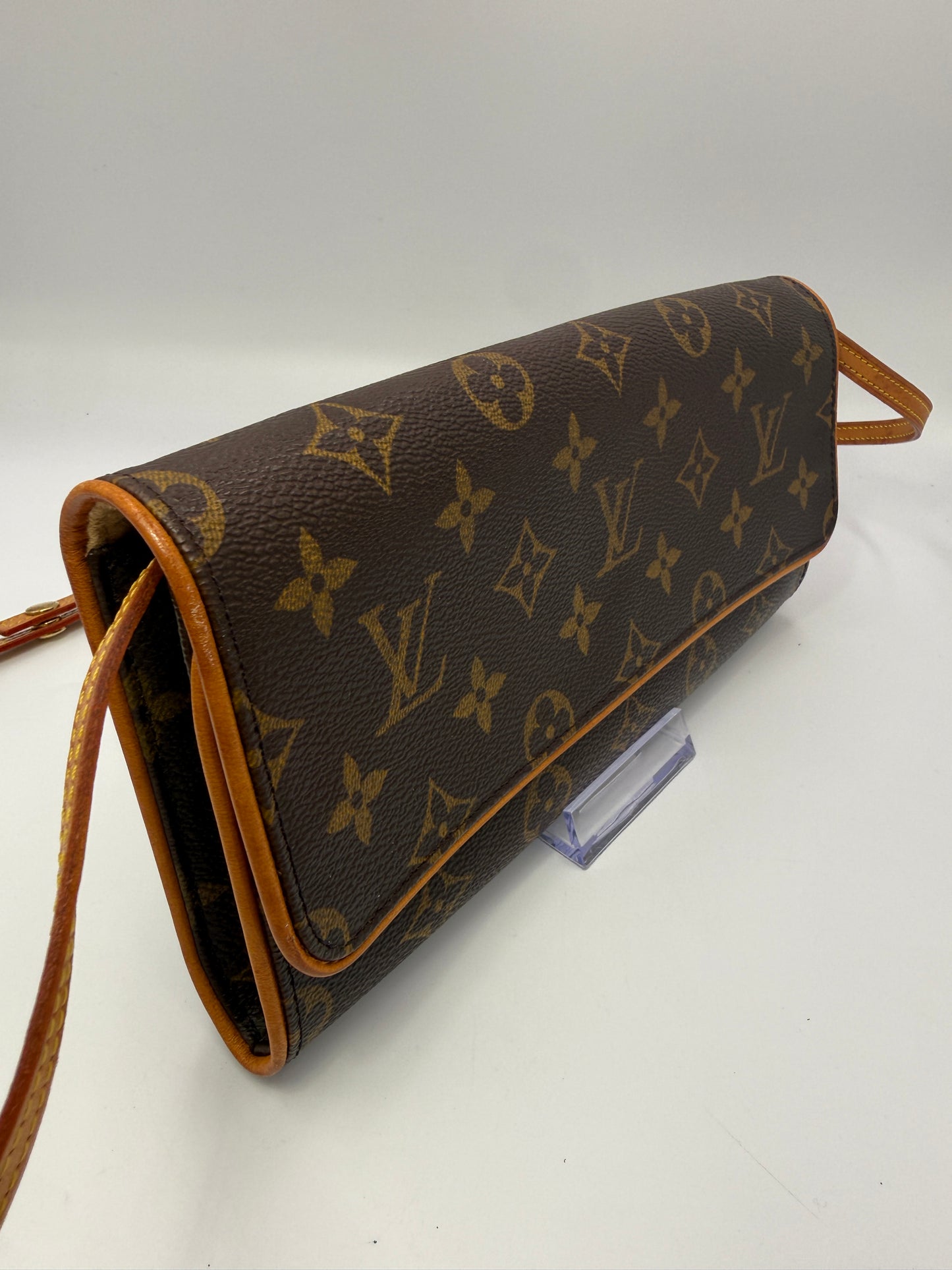 Louis Vuitton Monogram Canvas Twin GM Crossbody Clutch FL0090