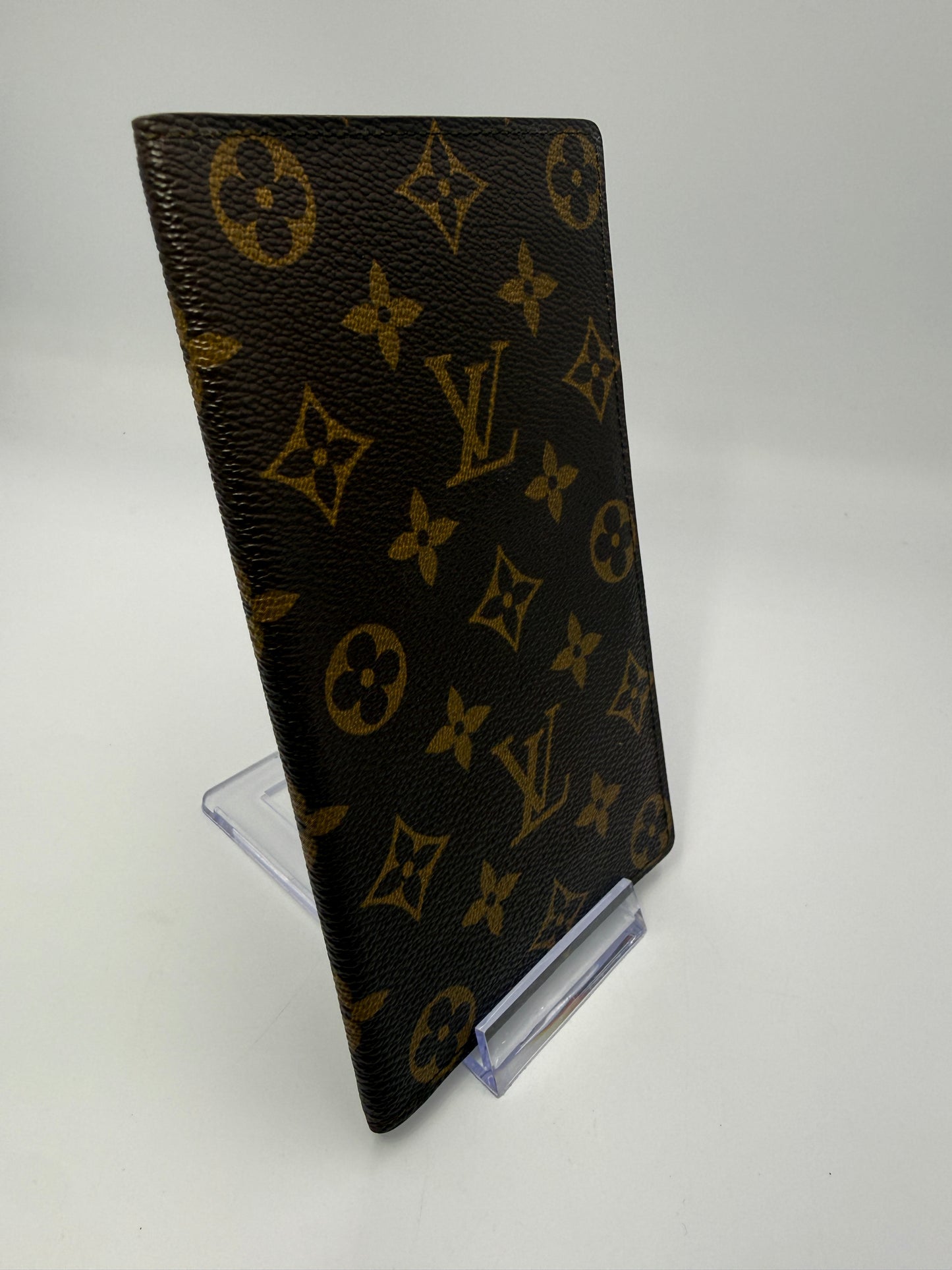Louis Vuitton Monogram Canvas Long Bifold Wallet Notebook Cover