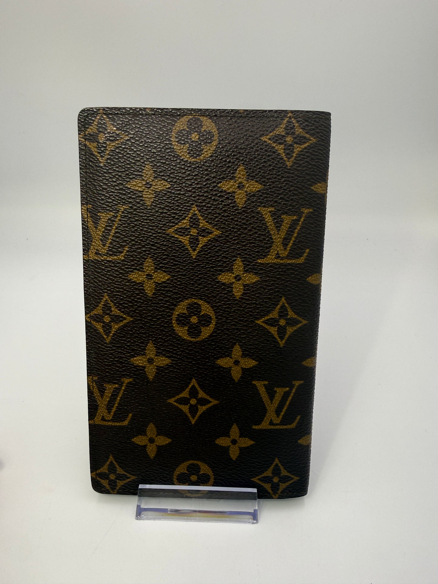 Louis Vuitton Monogram Canvas Long Bifold Wallet Notebook Cover