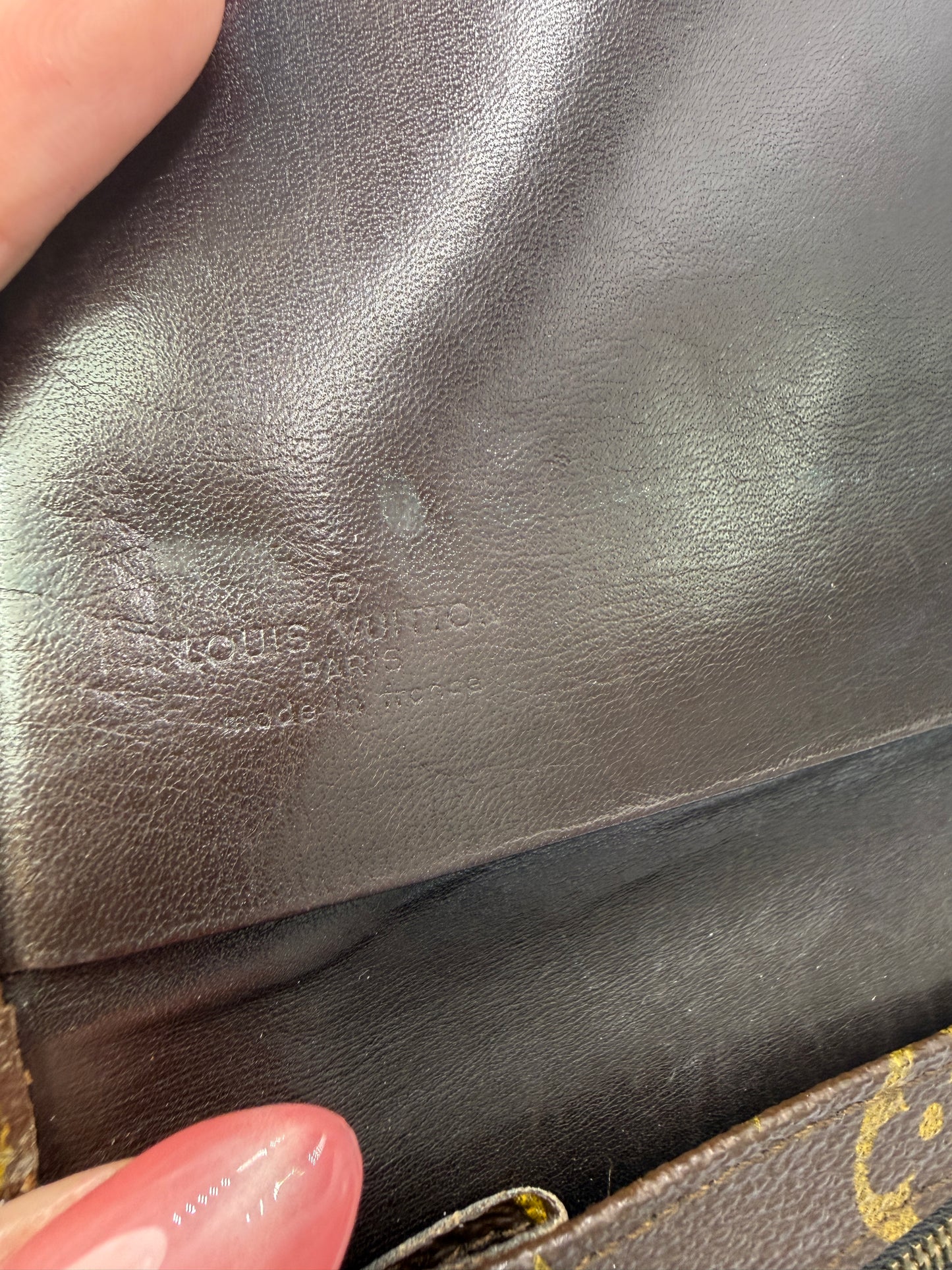 Louis Vuitton Monogram Canvas Pochette Portefeuille Envelope Clutch 822