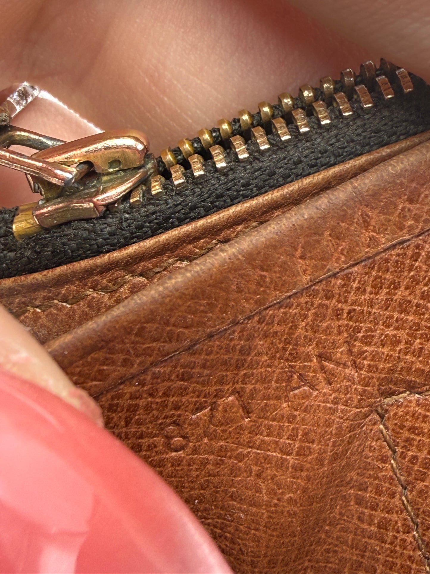 Louis Vuitton Monogram Canvas French Purse Wallet 871AN