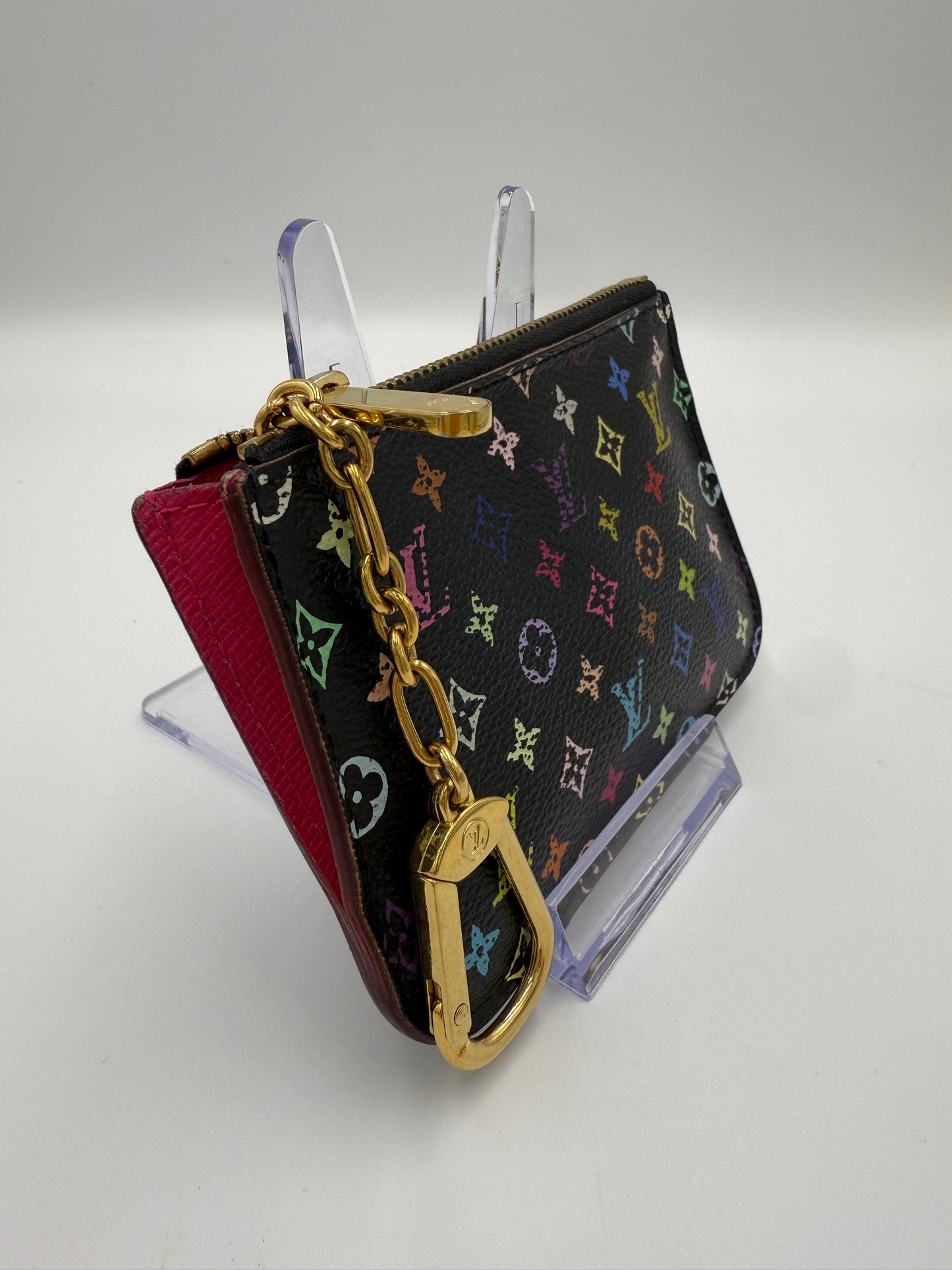 Louis Vuitton Black Murakami Coated Canvas Oversized Key Cles