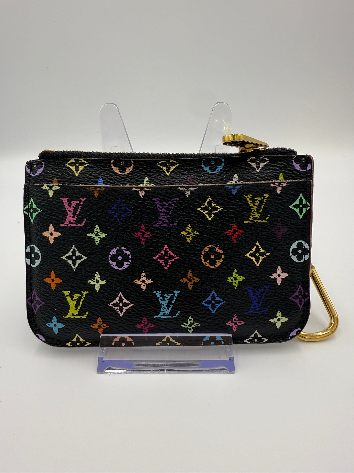 Louis Vuitton Black Murakami Coated Canvas Oversized Key Cles