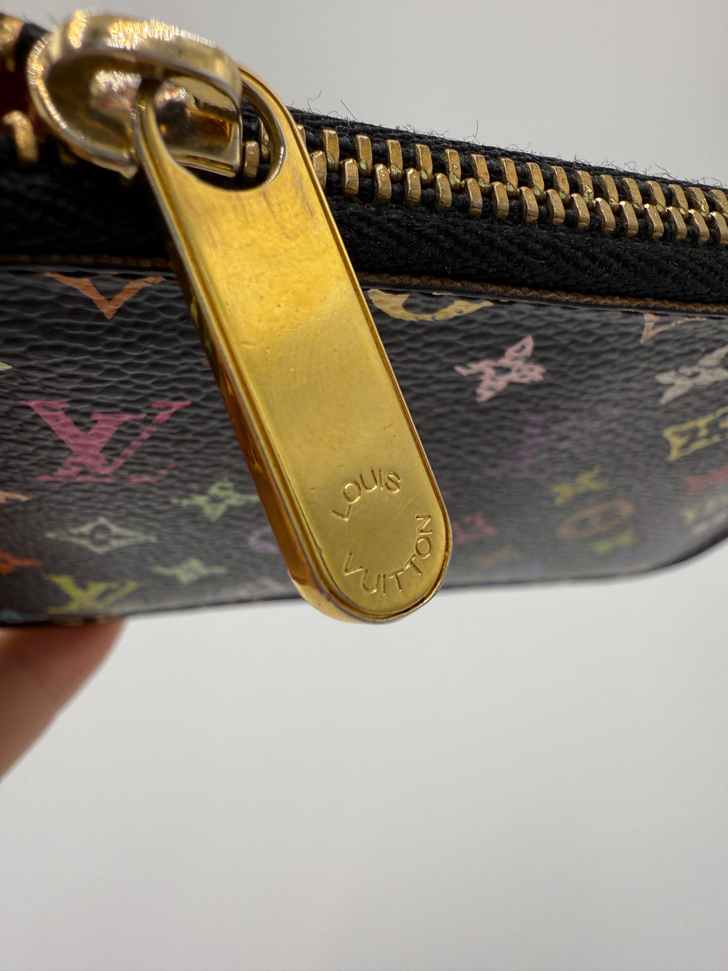 Louis Vuitton Black Murakami Coated Canvas Oversized Key Cles