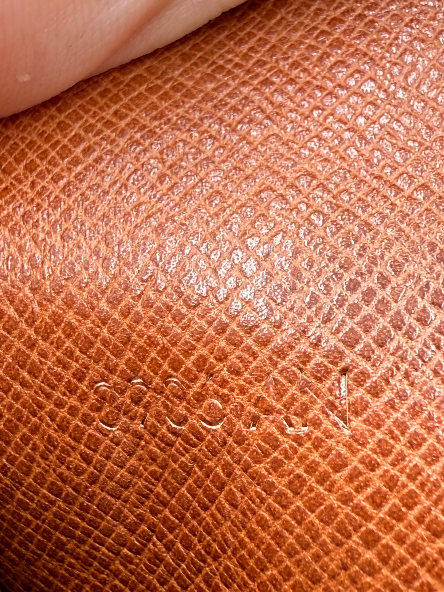 Louis Vuitton Monogram Coated Canvas Passport Wallet 0906AN