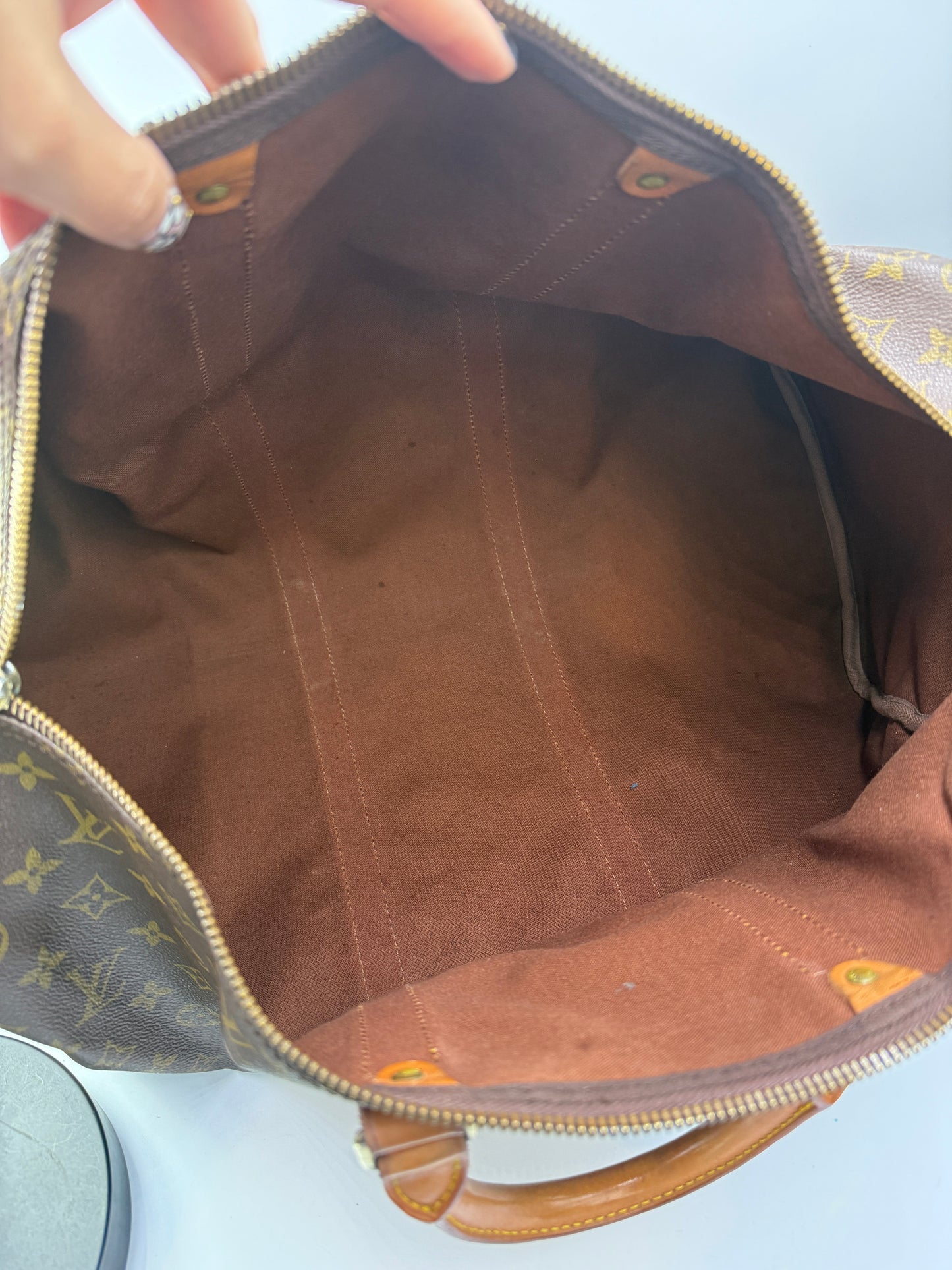 Louis Vuitton Monogram Coated Canvas Keepall 50 cm