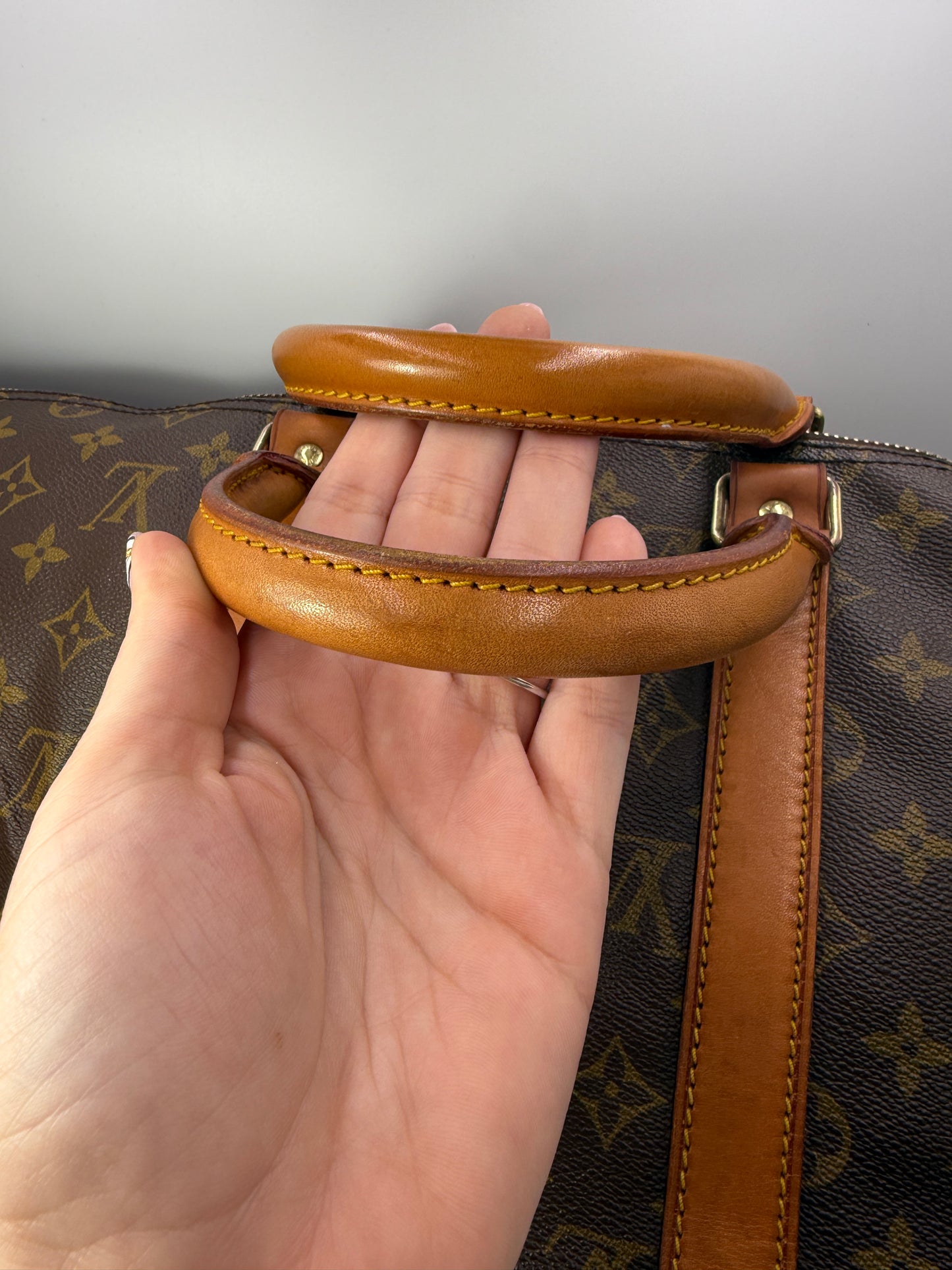 Louis Vuitton Monogram Coated Canvas Keepall 50 cm