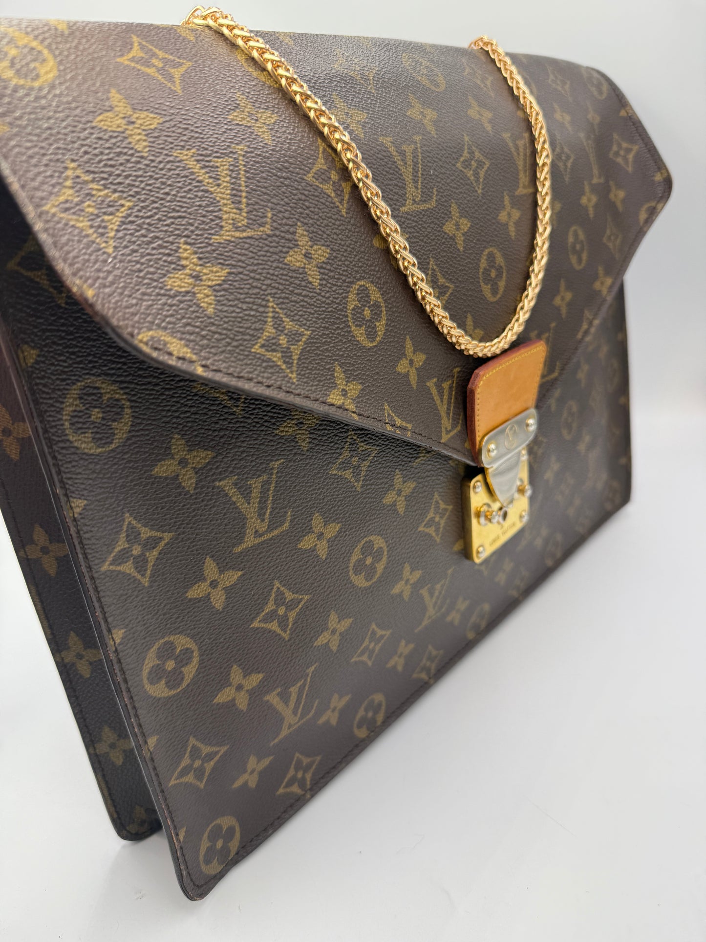 Louis Vuitton Monogram Coated Canvas Document Holder 873SL