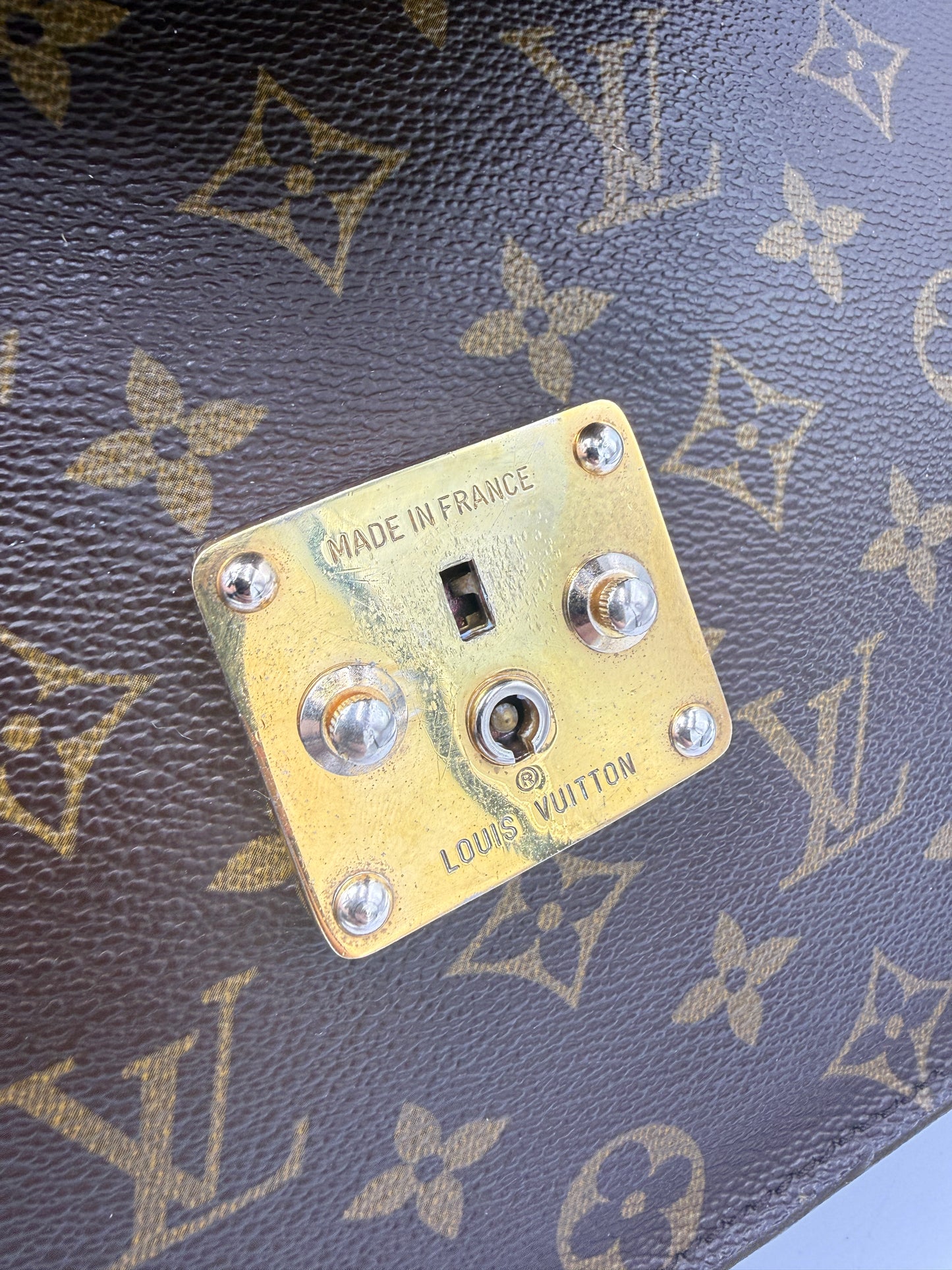 Louis Vuitton Monogram Coated Canvas Document Holder 873SL