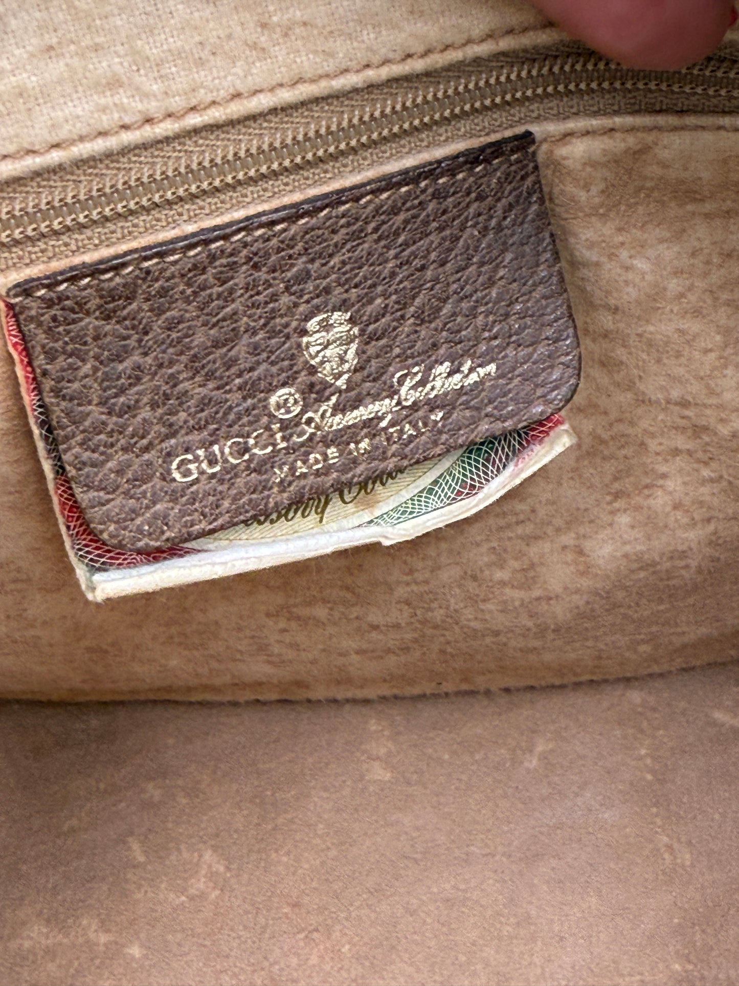 Gucci Supreme Coated Canvas Mini Boston Bag 26 cm