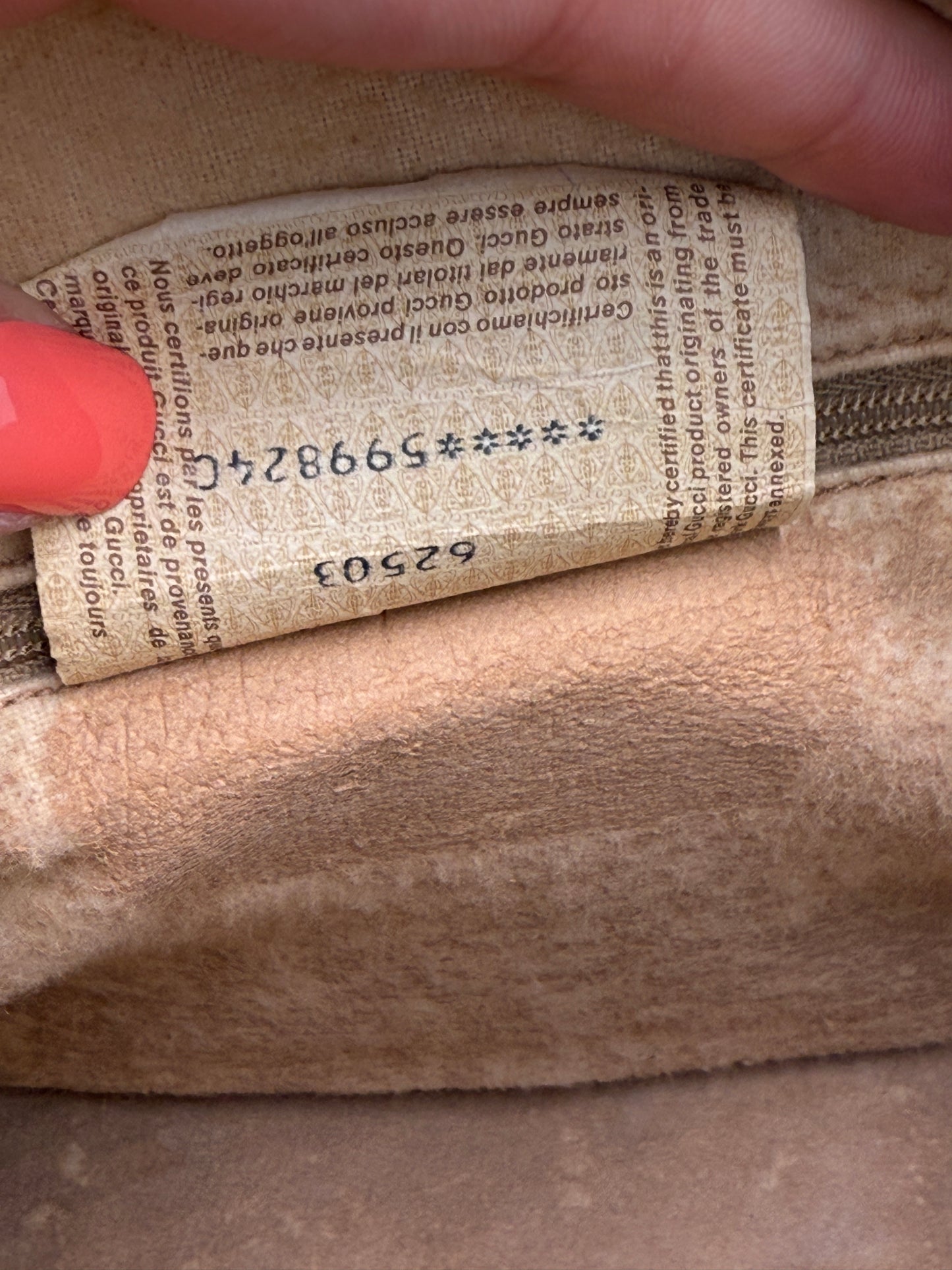 Gucci Supreme Coated Canvas Mini Boston Bag 26 cm