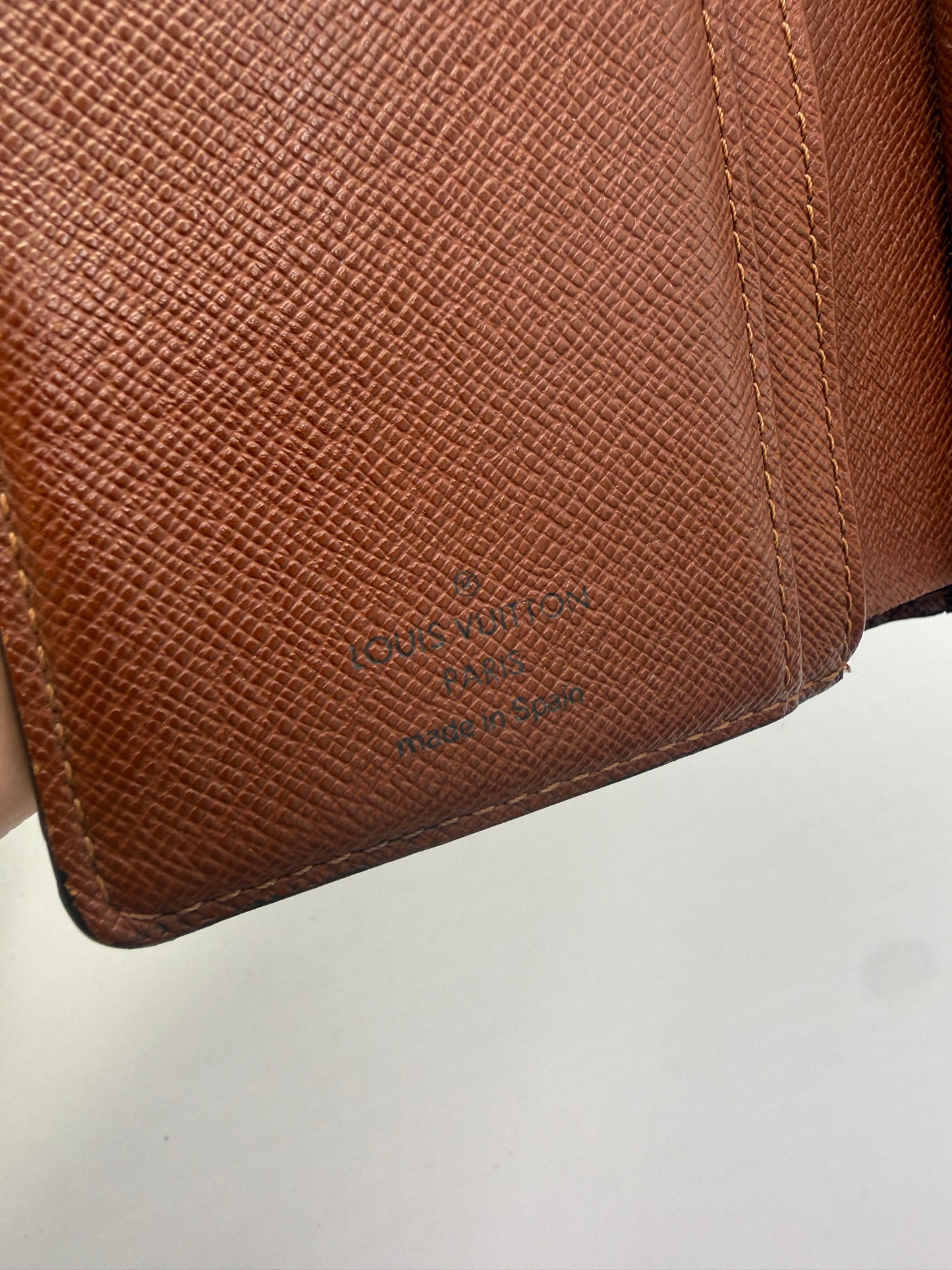 Louis Vuitton Monogram Coated Canvas Kisslock Wallet CA1021