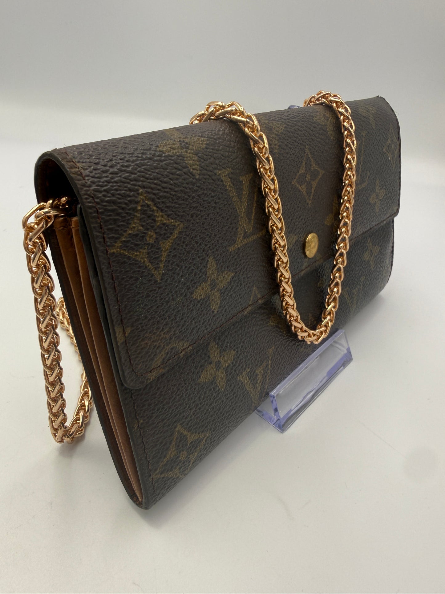 Louis Vuitton Monogram Coated Canvas Sarah Wallet CA0937