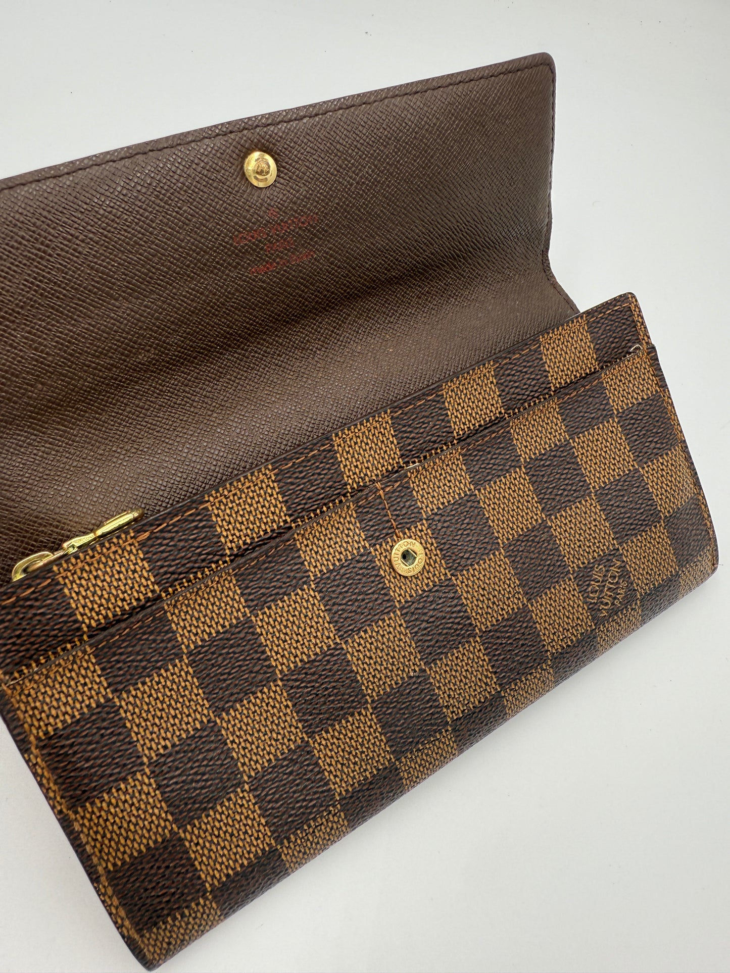 Louis Vuitton Damier Ebene Sarah Wallet CA1003