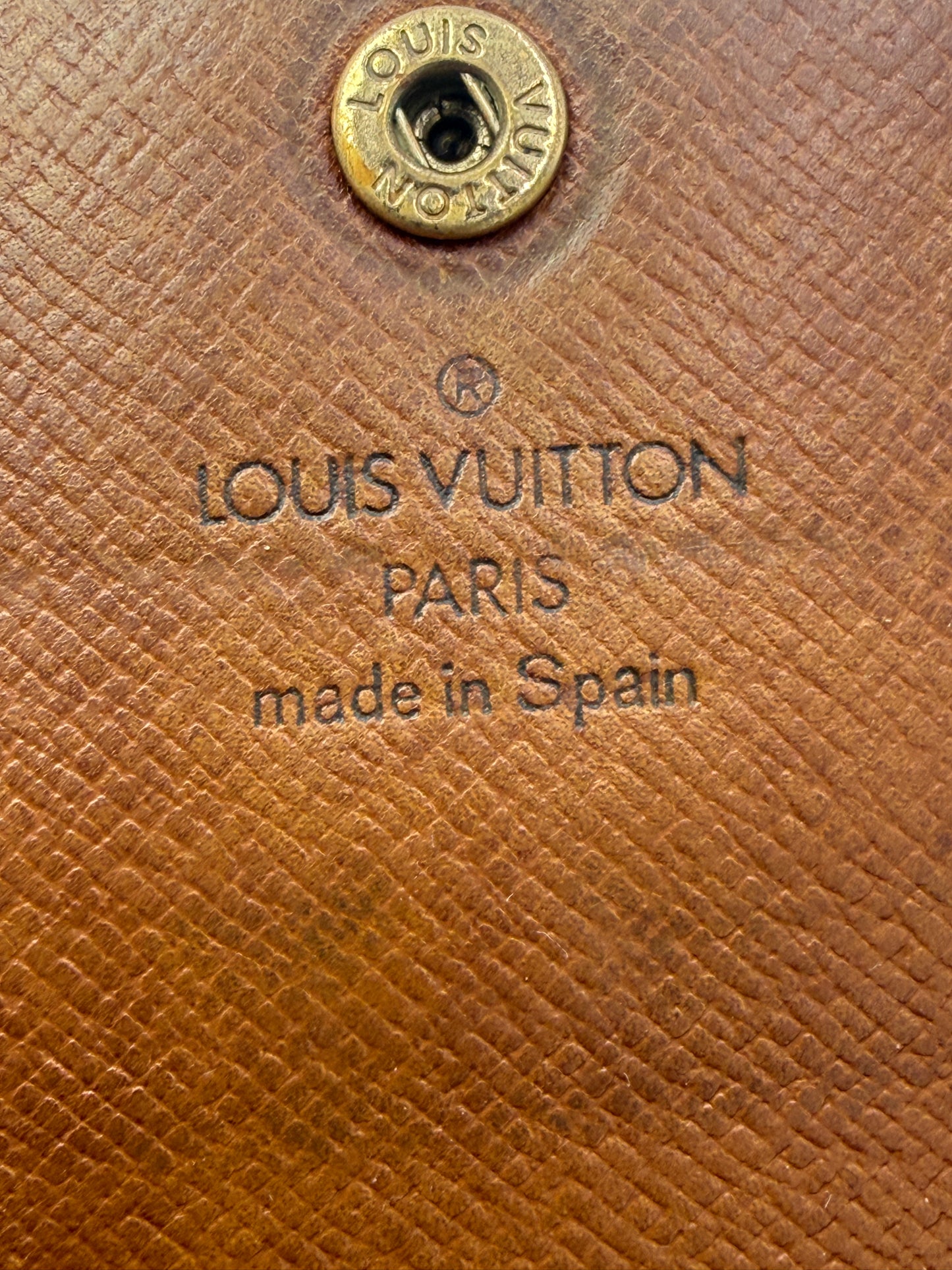 Louis Vuitton Monogram Coated Canvas Sarah Wallet CA0937