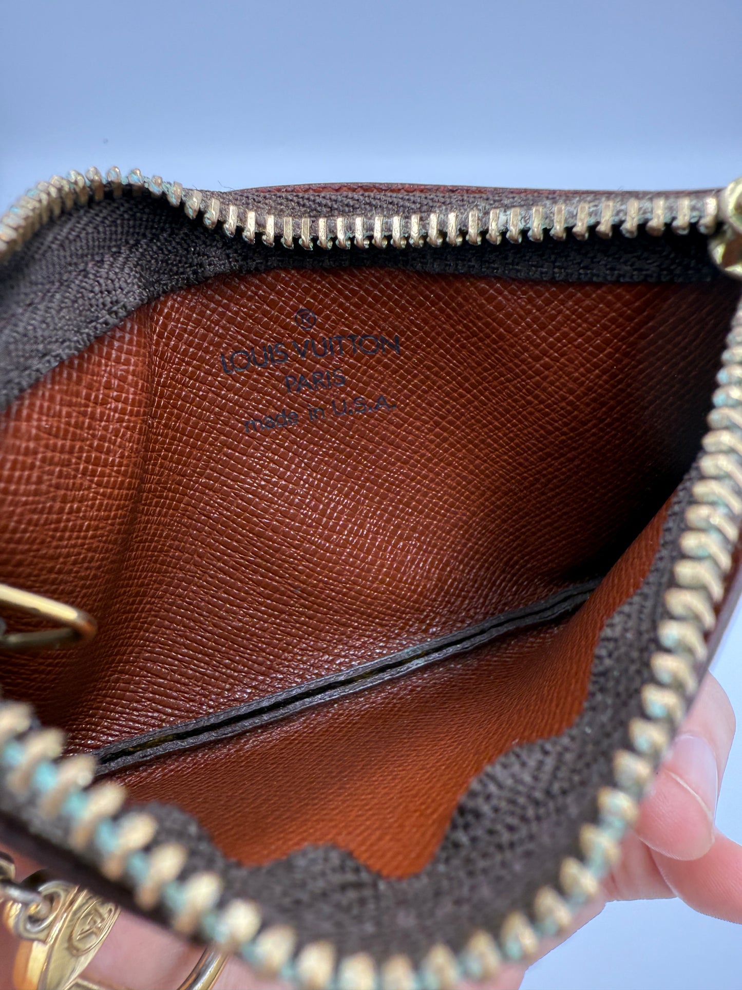 Louis Vuitton Monogram Coated Canvas Key Cles SD0021