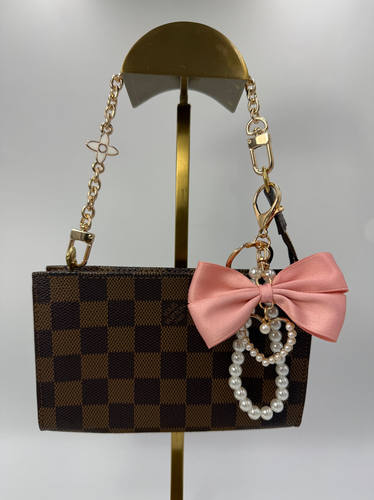 Louis Vuitton Damier Ebene Canvas Bucket Pochette 17 cm SP1011