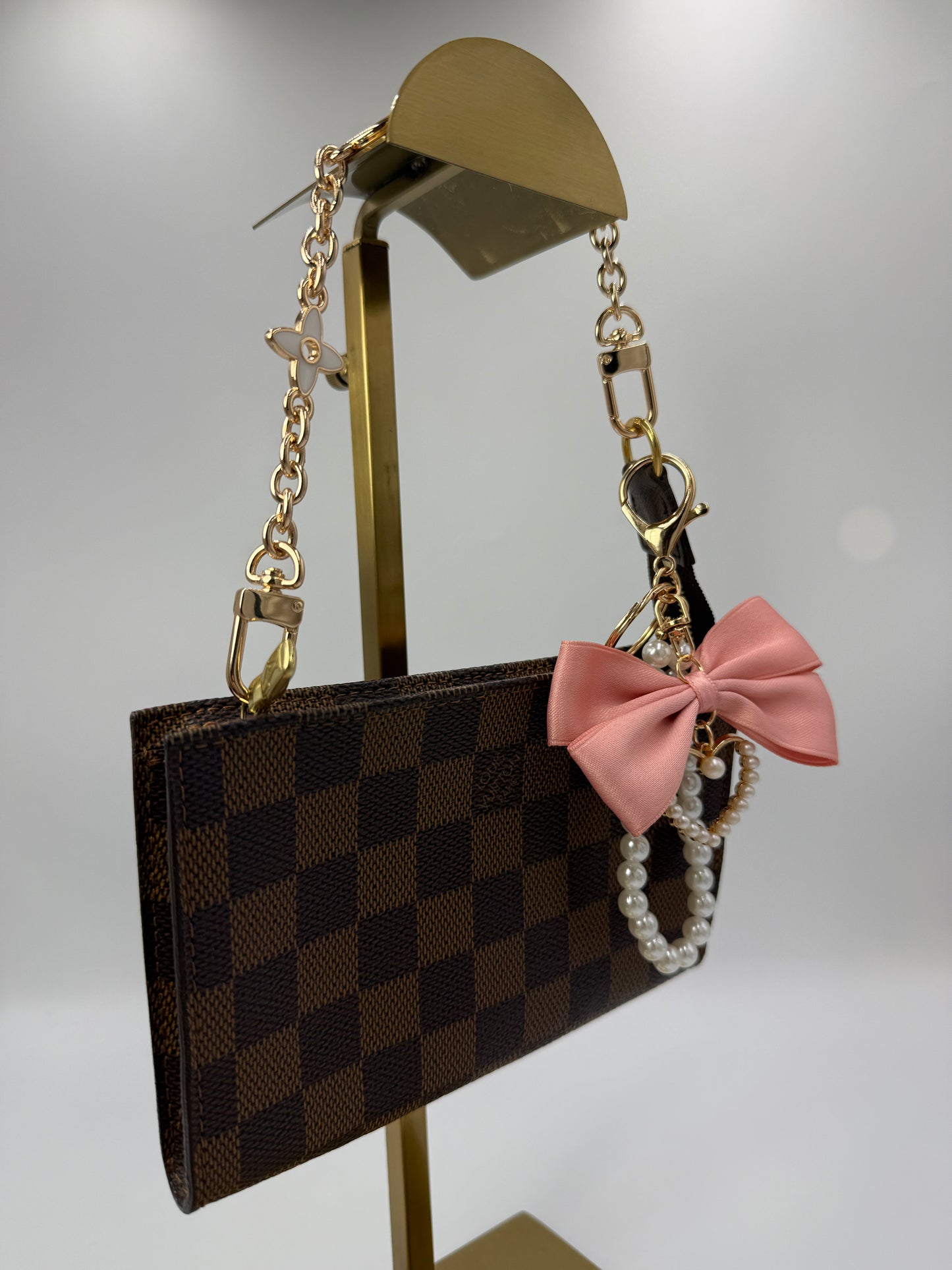 Louis Vuitton Damier Ebene Canvas Bucket Pochette 17 cm SP1011